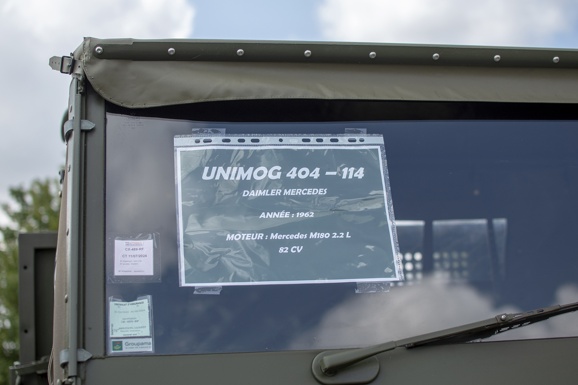  Mercedes-Benz Unimog 404 infos - Rassemblement ,Grindorff ,2023