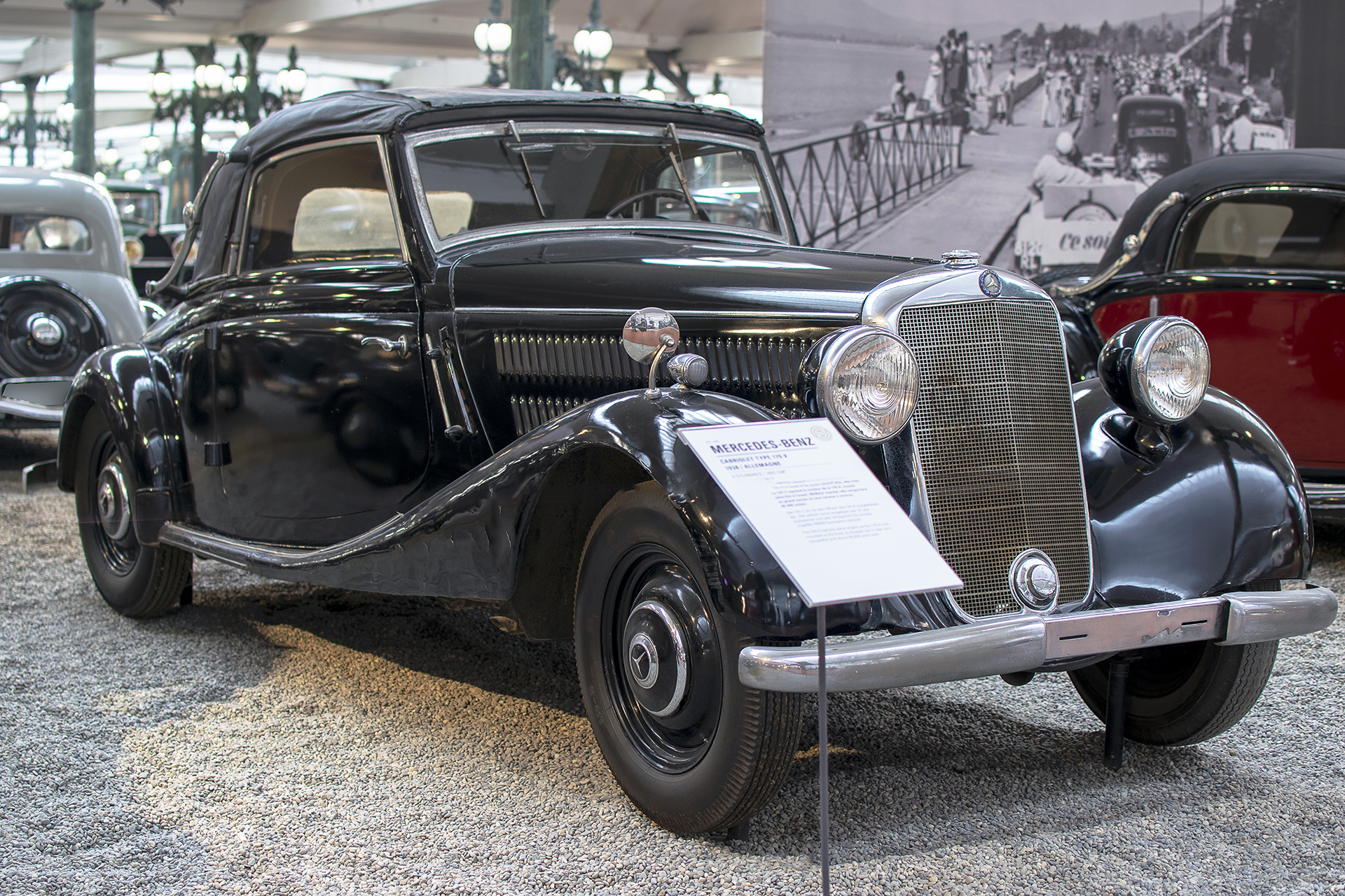 Mercedes-Benz W136 170 V Convertible 1938 - Cité de l'automobile, Collection Schlumpf, Mulhouse, 2020