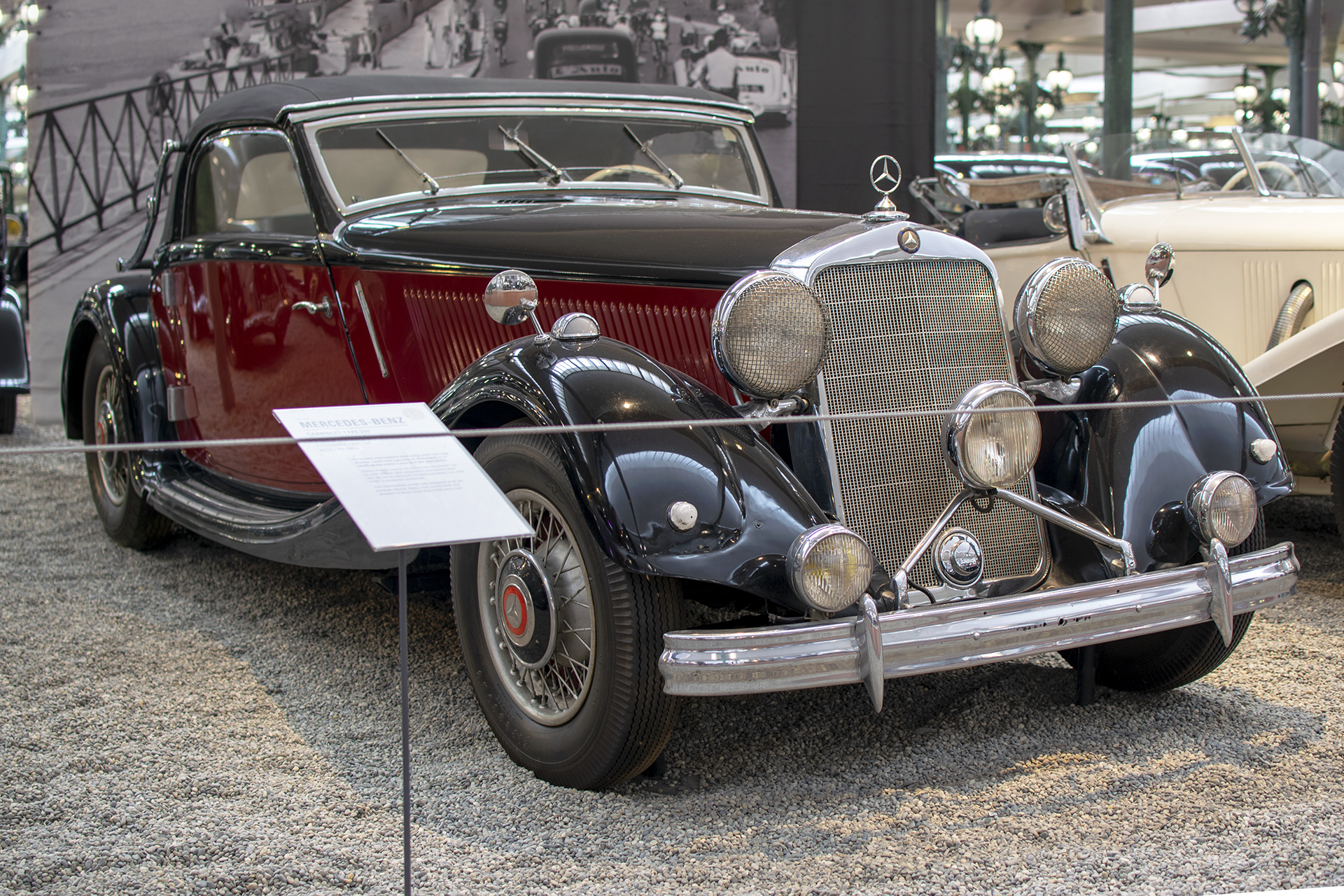 Mercedes-Benz W18 290 Convertible 1937 - Cité de l'automobile, Collection Schlumpf, Mulhouse, 2020