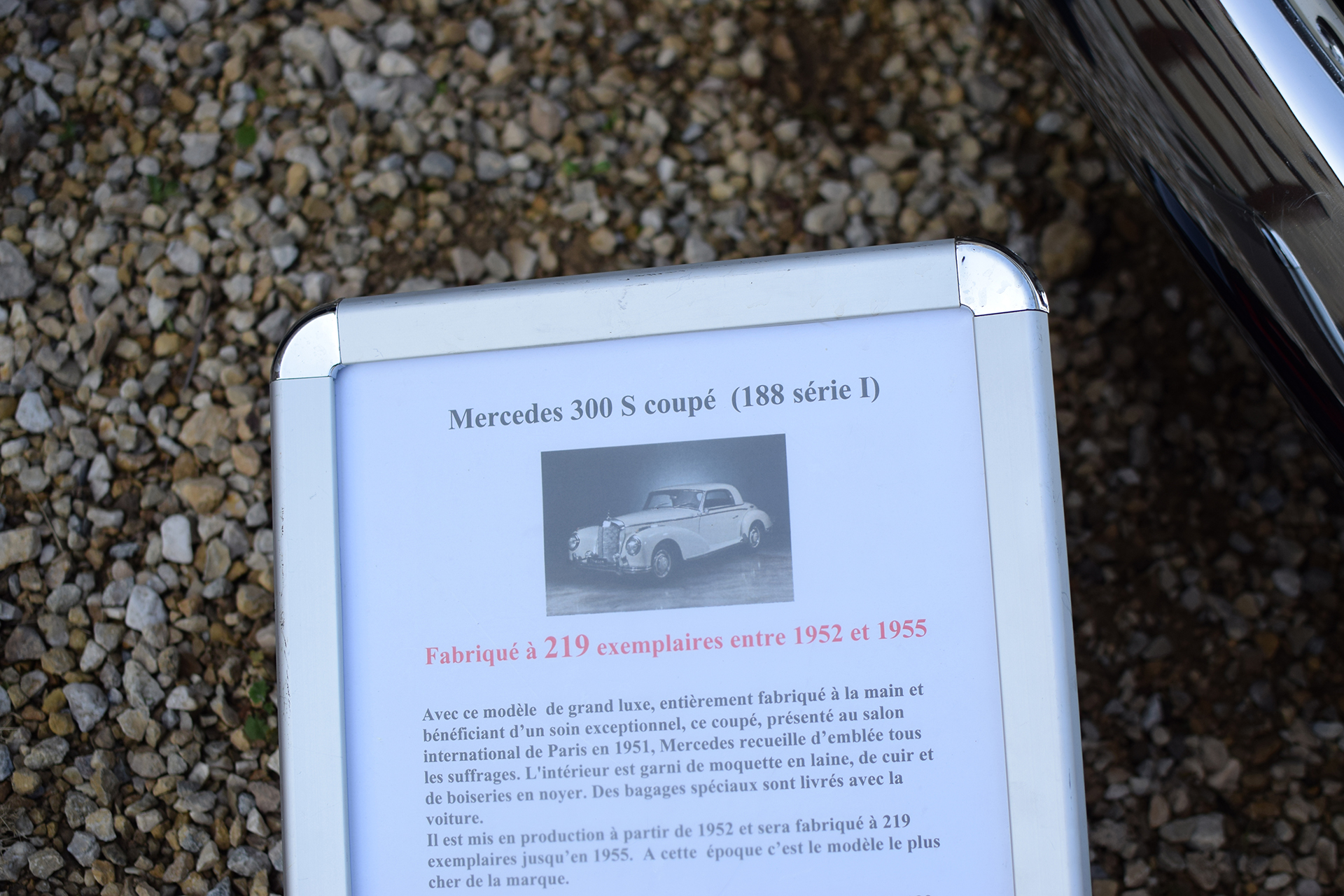 Mercedes-Benz W188 300s coupé - Automania ,2017, Manderen, Château de Malbrouck