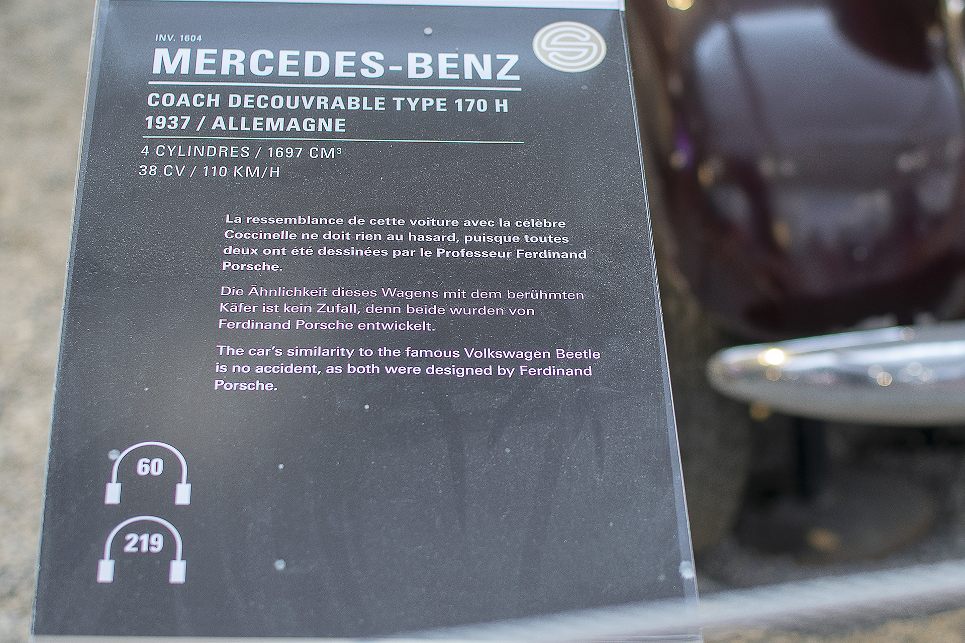 Mercedes-Benz Mercedes-Benz W28 170H - Cité de l'automobile, Collection Schlumpf, Mulhouse, 2020
