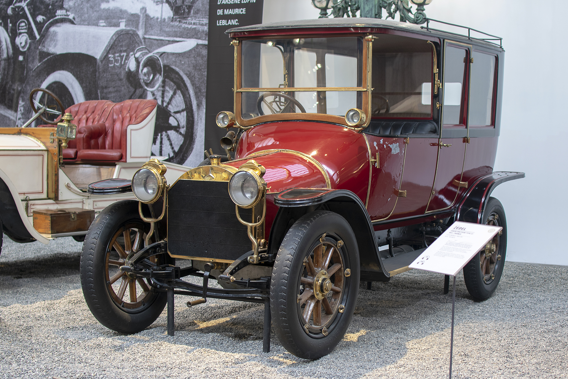 Mercedes 14/30 coupe Chauffeur 1909 - Cité de l'automobile, Collection Schlumpf, Mulhouse, 2020