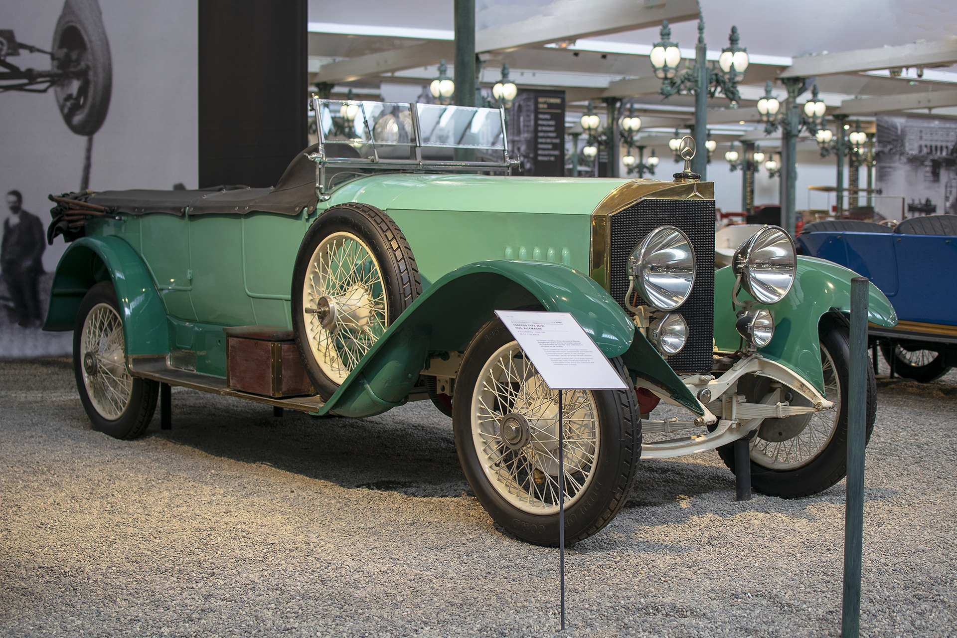 Mercedes 28/95 Torpédo 1924  - Cité de l'automobile, Collection Schlumpf, Mulhouse, 2020