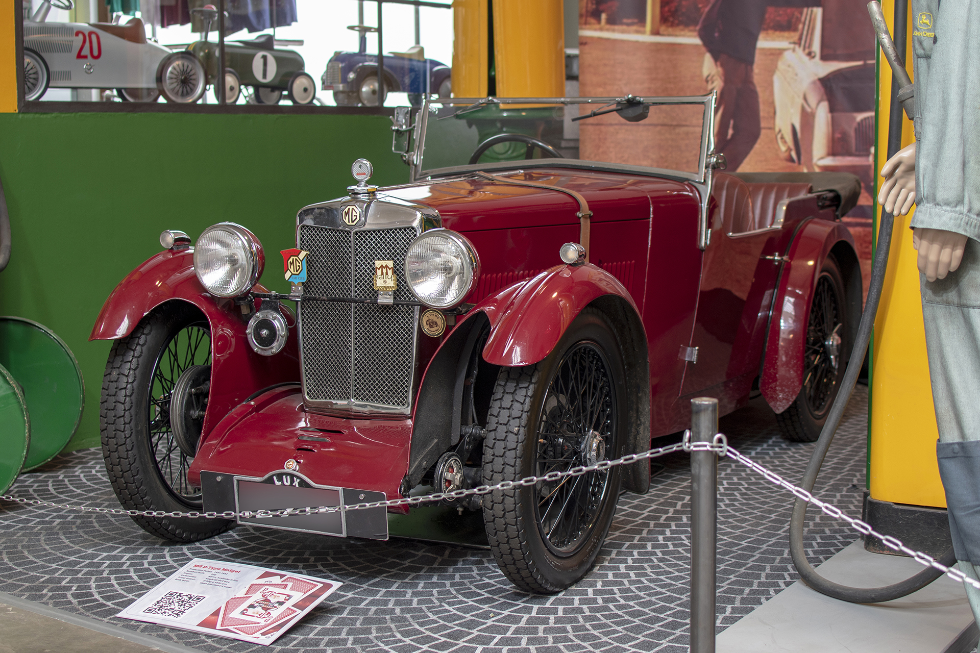 MG type D - Conservatoire National de Véhicules Historiques, Diekirch, exposition 100 ans de MG, 2023-2024