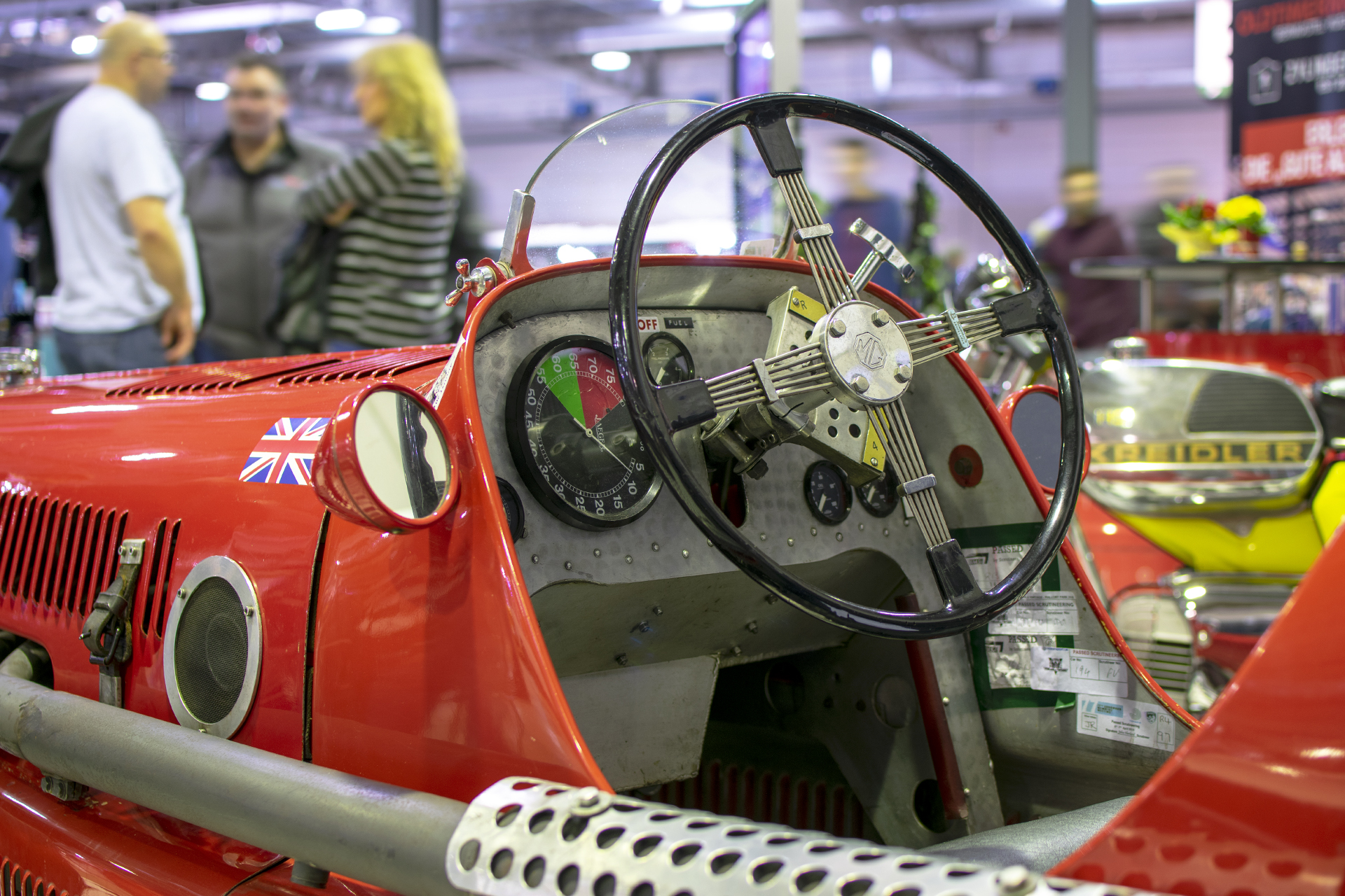 MG KN Special 1933 wheel - LOF, Autotojumble, Luxembourg, 2020 