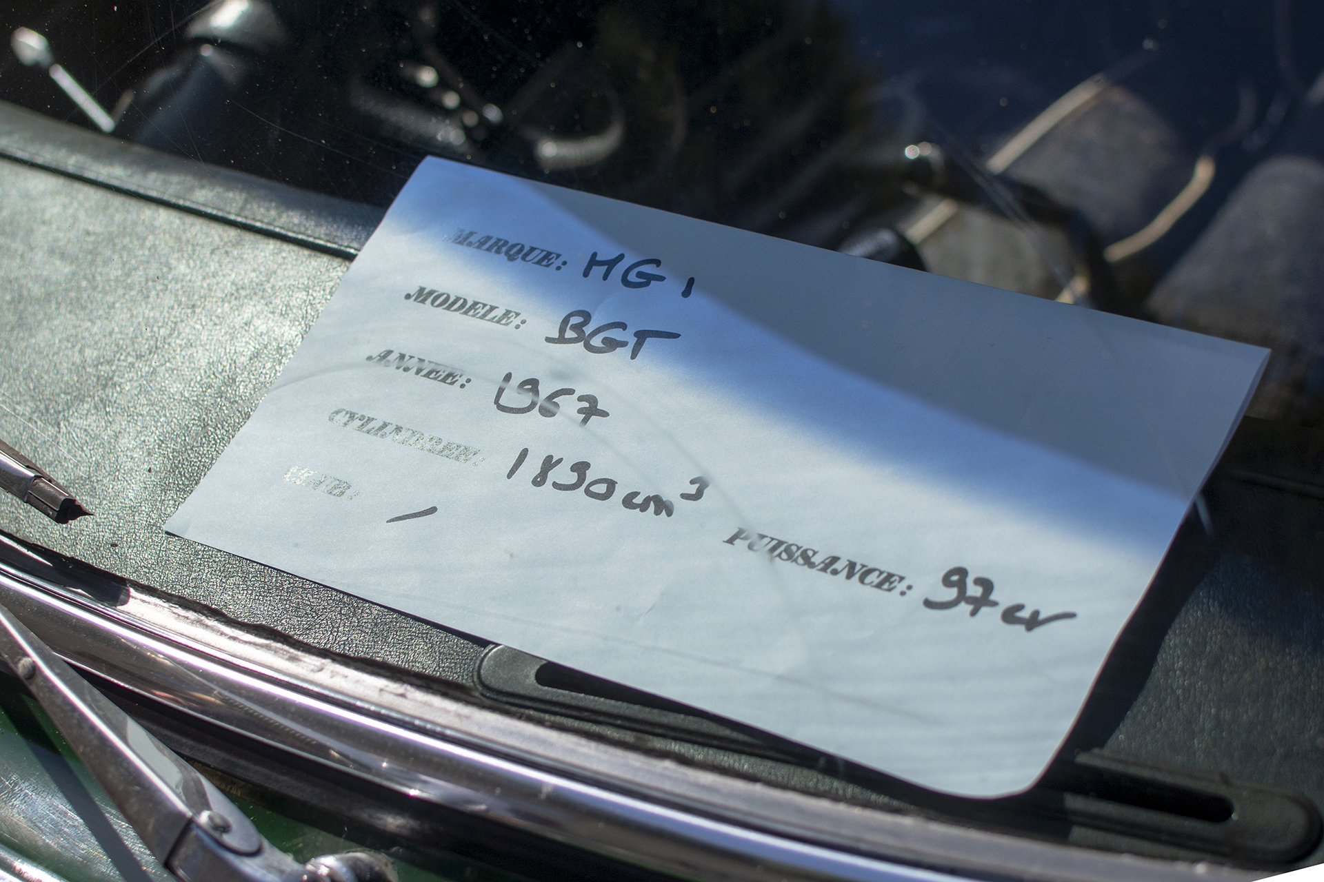 MG MGB GT 196 infos  - Hystory Vehicles by Kiwanis, 2025, Lasauvage