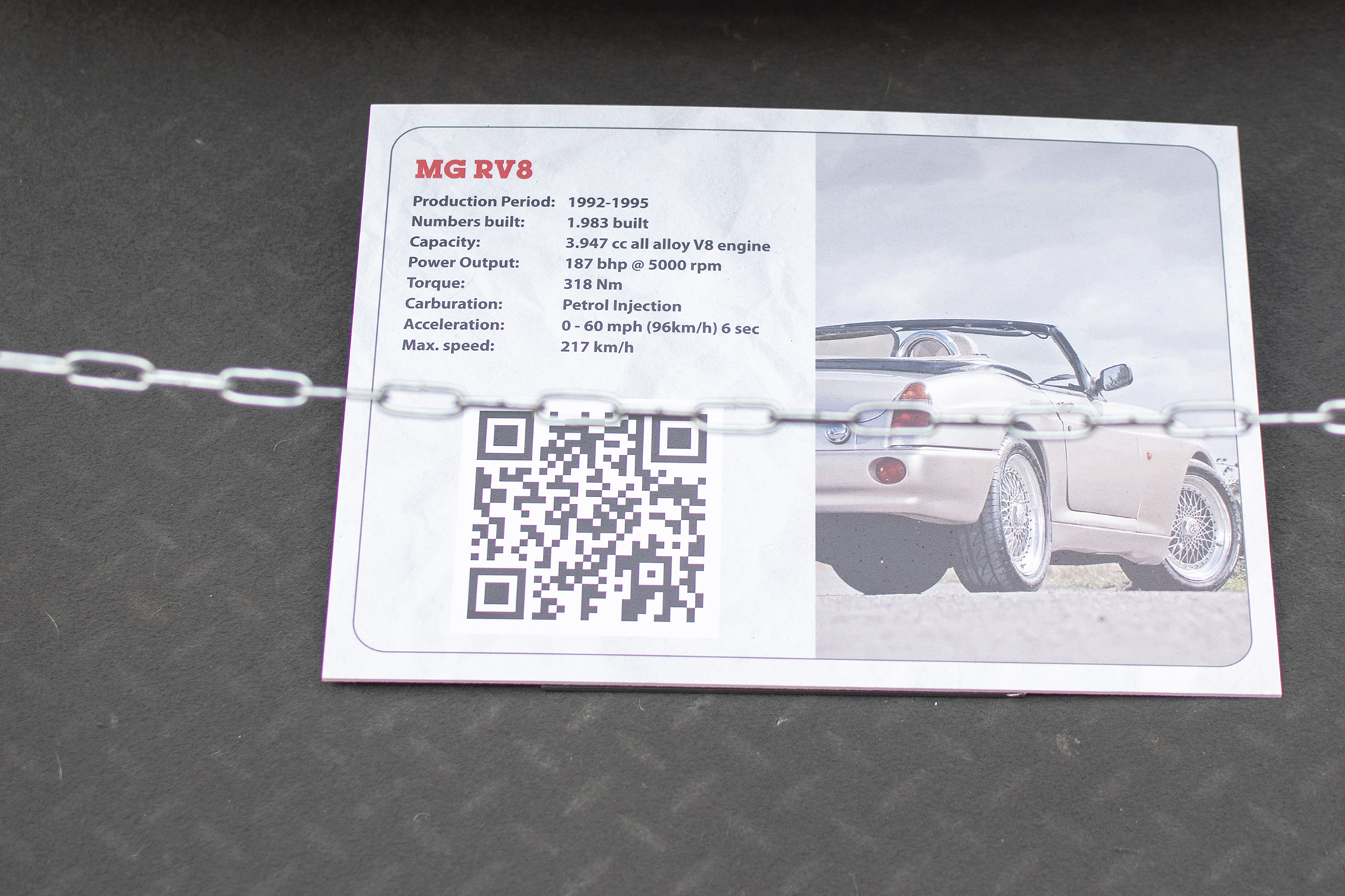 MG RV8 - Conservatoire National de Véhicules Historiques, Diekirch, exposition 100 ans de MG, 2023-2024