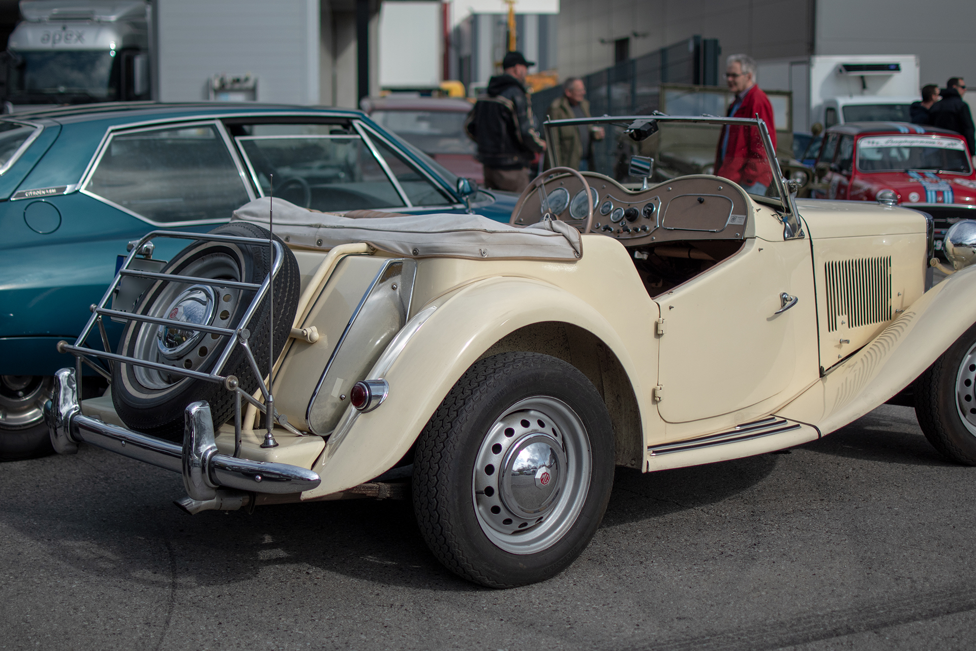MG type TD Midget arrière - LOF ,Oldtimers Breakfast ,Contern ,2023