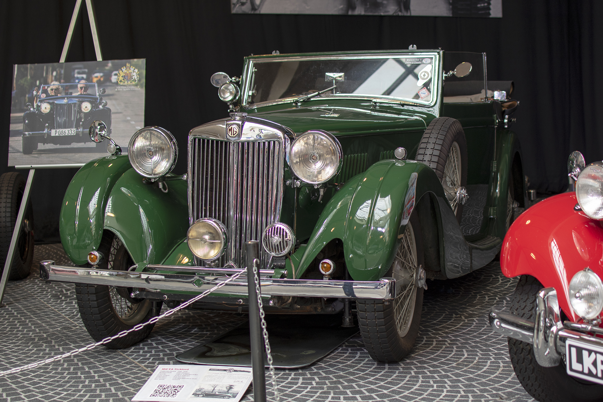 MG type VA Tickford - Conservatoire National de Véhicules Historiques, Diekirch, exposition 100 ans de MG, 2023-2024