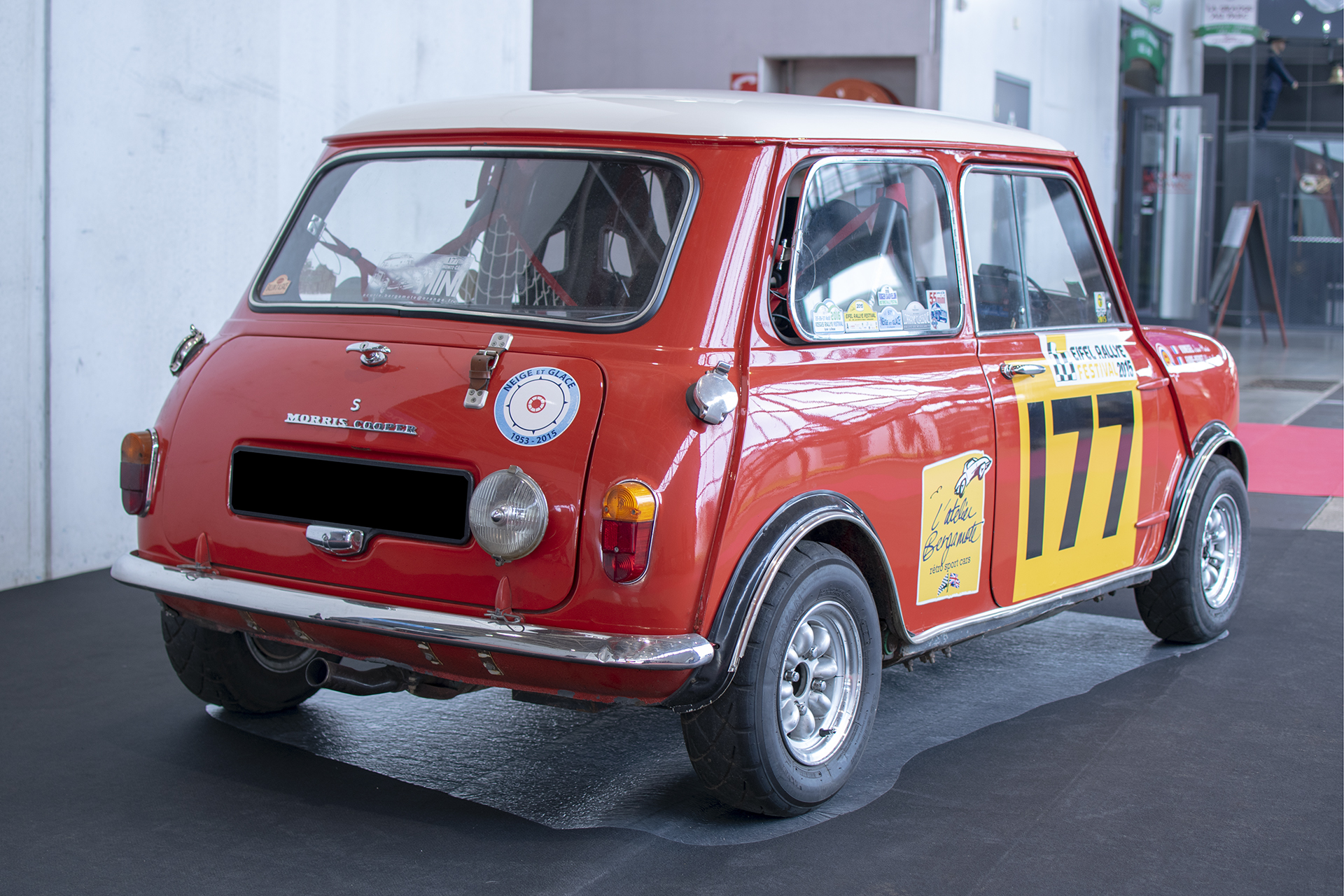 Mini I Morris Cooper S groupe 2 1964 arrière  - Salon ,Auto-Moto Classic, Metz, 2019