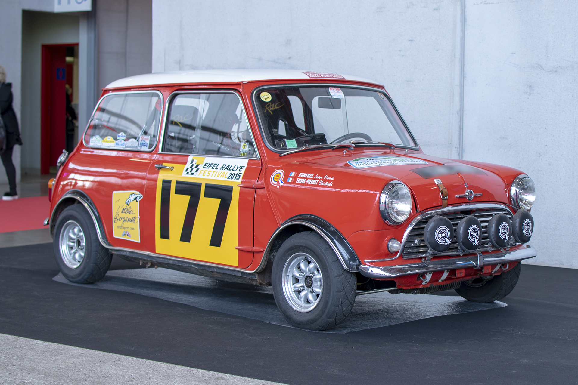 Mini I Morris Cooper S groupe 2 1964 - Salon ,Auto-Moto Classic, Metz, 2019
