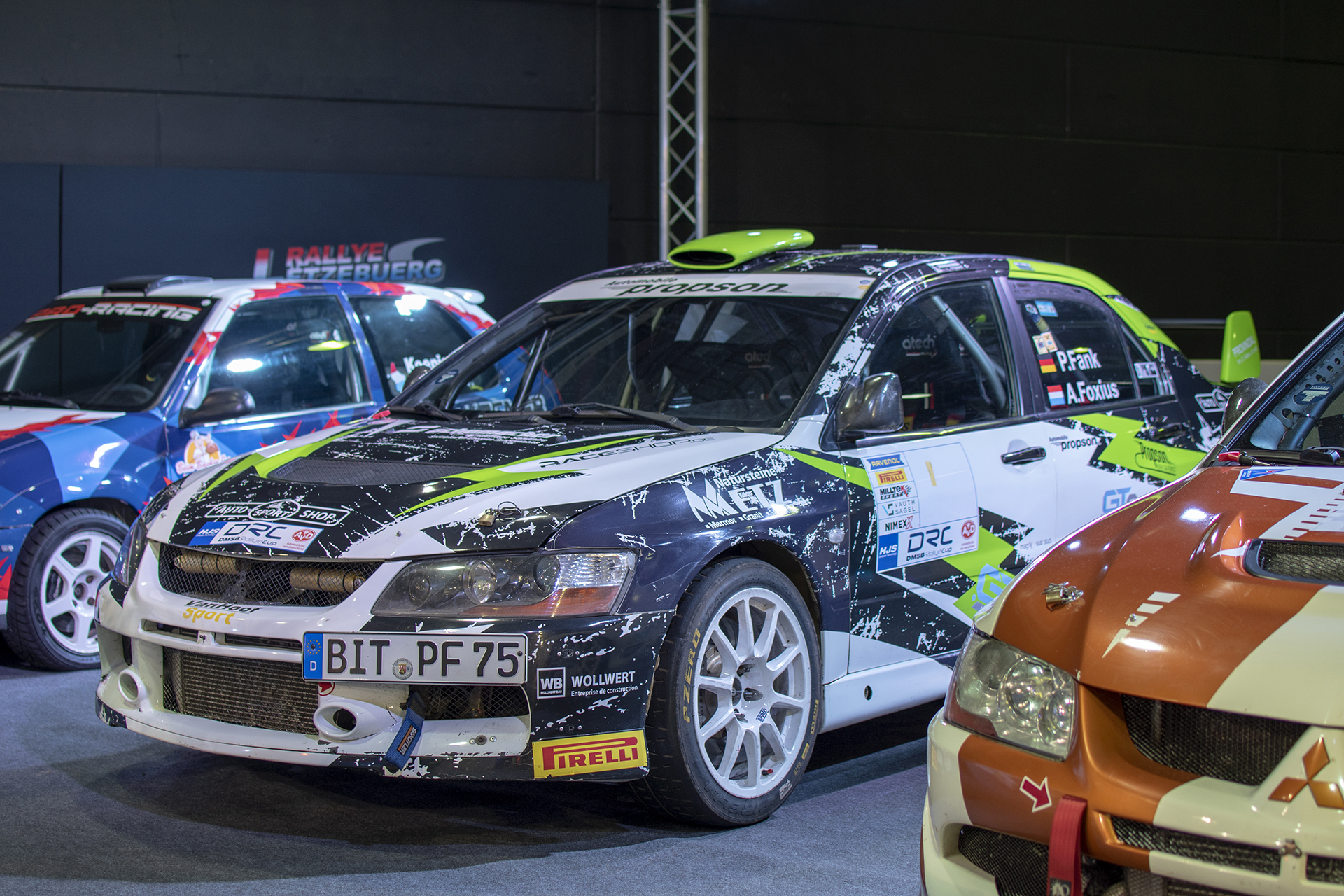 Mitsubishi Lancer Evolution IX de compétition (Fank-Foxius) - International Motor Show ,2023 ,Luxembourg
