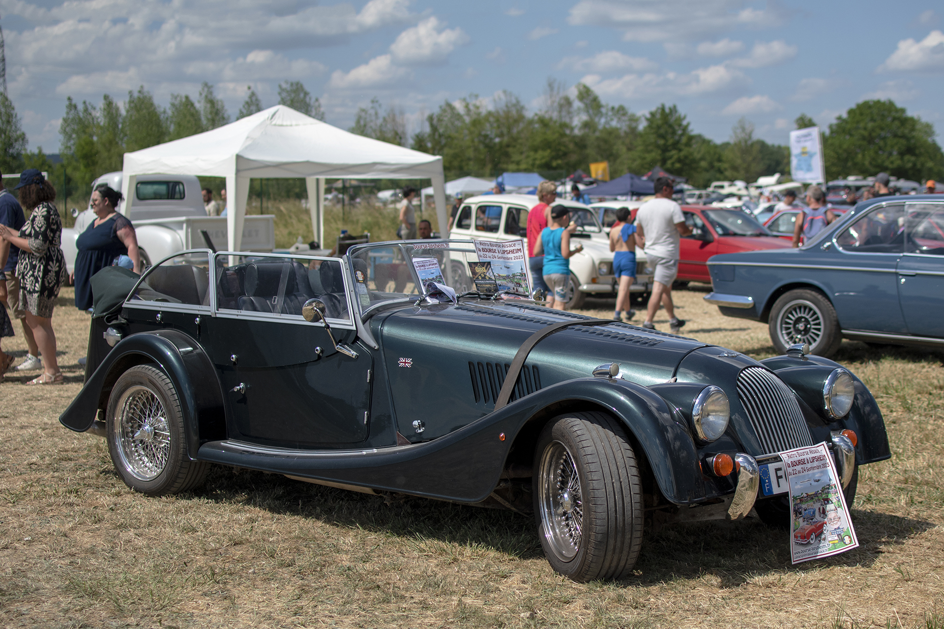 Morgan Plus 4 Tourer - Rétro Meus'Auto ,2023, Heudicourt, Lac de la Madine