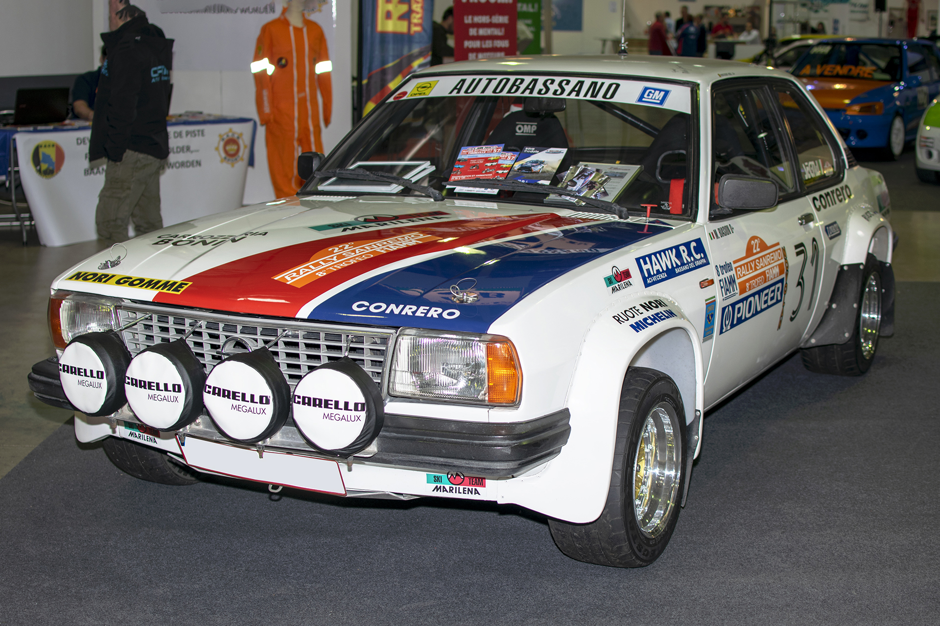 Opel Ascona B i2000 SR de compétition groupe 2   (Biasion) - International Motor Show  ,Luxembourg ,2018