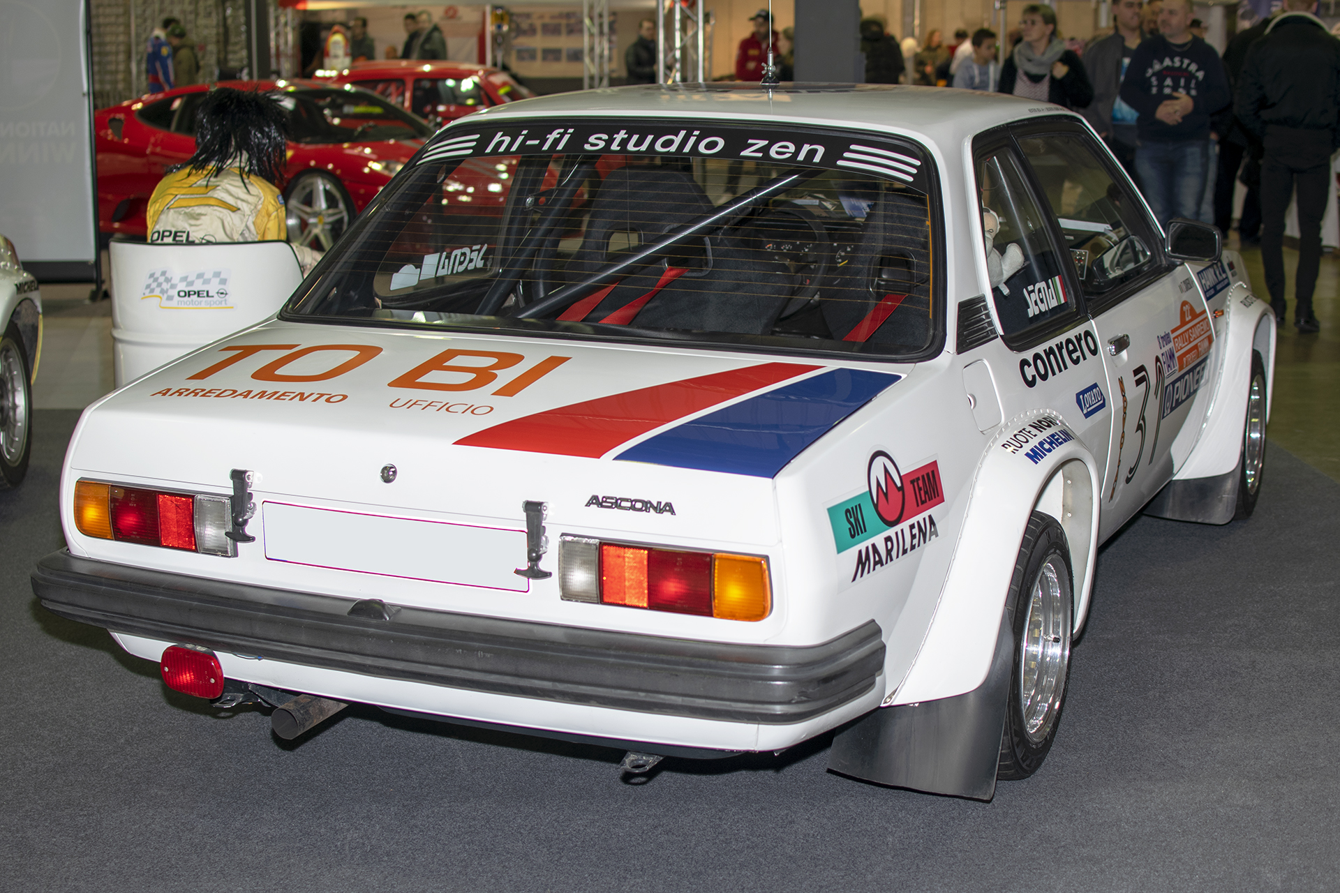 Opel Ascona B i2000 SR de compétition groupe 2   (Biasion) - International Motor Show  ,Luxembourg ,2018