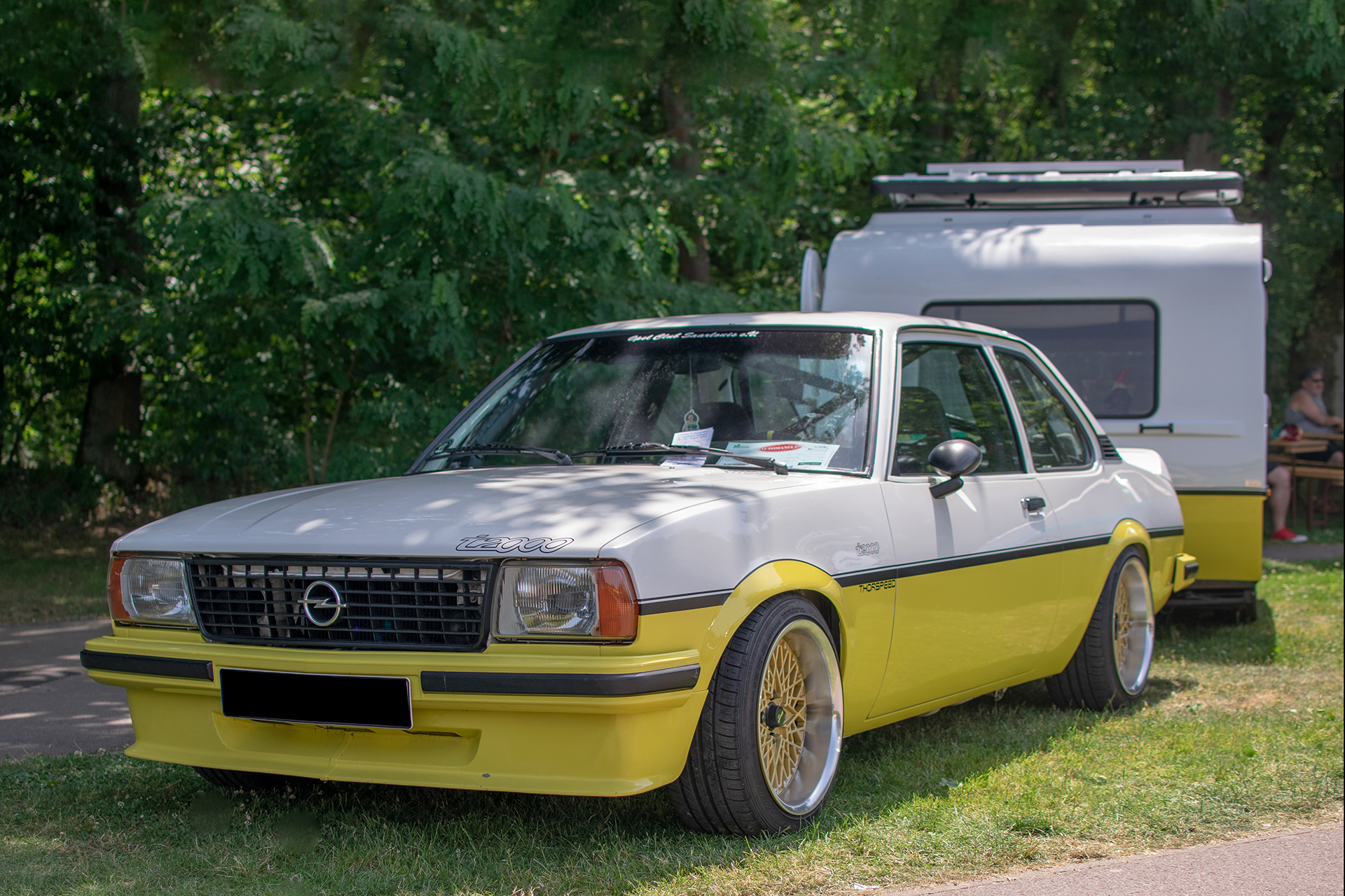 Opel Ascona B i2000 1980 - Automania 2022 , Lac de Creutzwald