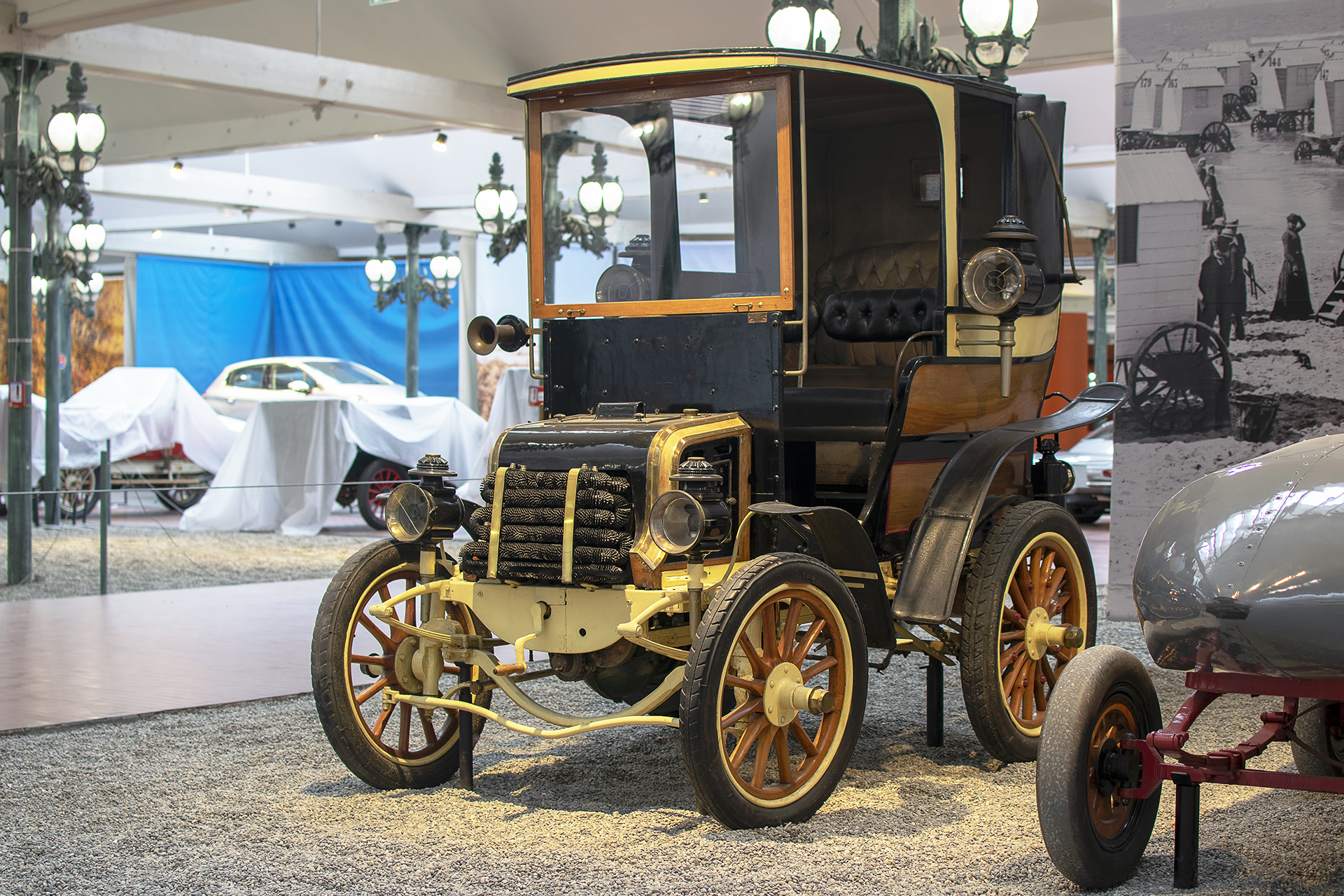 Panhard & Levassor Type A1 landaulet 1898 "Henri Binder" -  Cité de l'automobile, Collection Schlumpf, Mulhouse, 2020