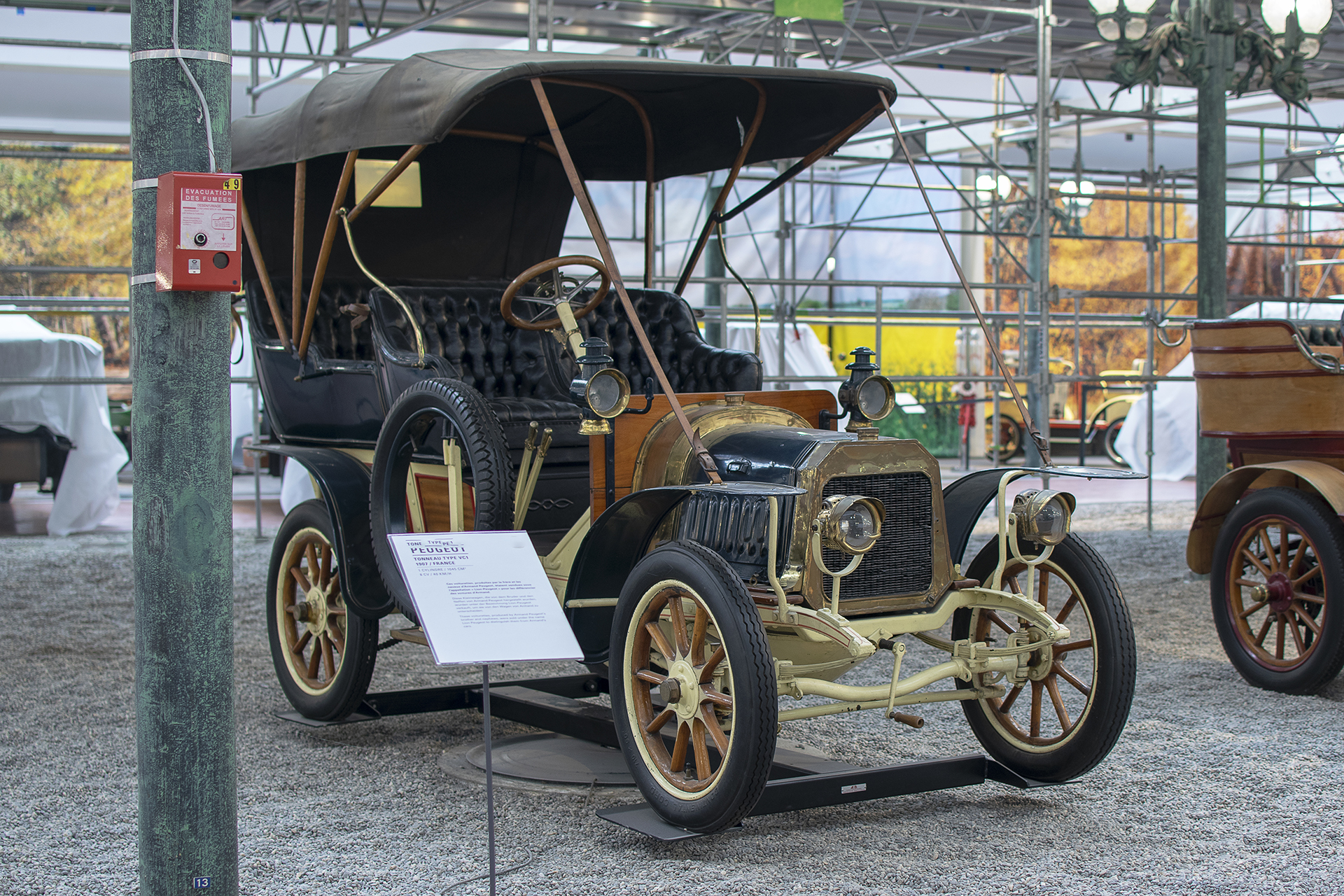 Peugeot VC1 tonneau 1907 - Cité de l'automobile, Collection Schlumpf, Mulhouse, 2020