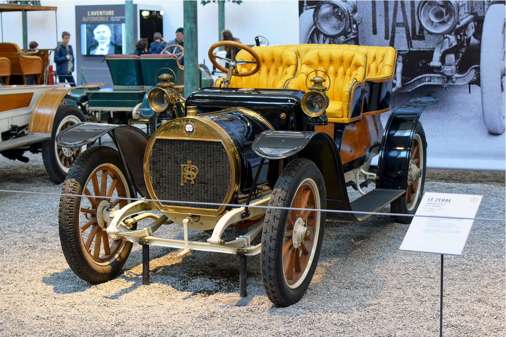 Pilain type 4 0 tonneau 1911 - Cité de l'automobile, Collection Schlumpf, Mulhouse