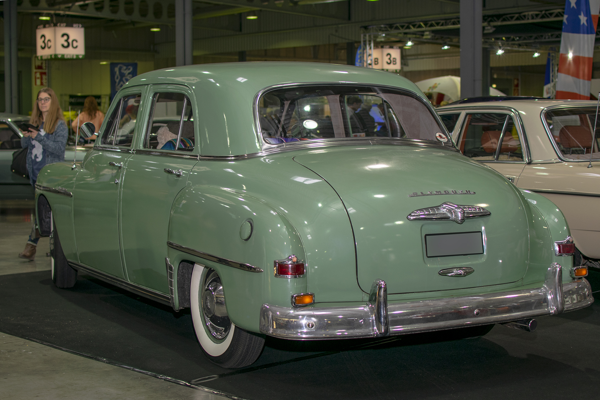 Plymouth Special De Luxe II 1950 back - LOF, Autotojumble, Luxembourg, 2019