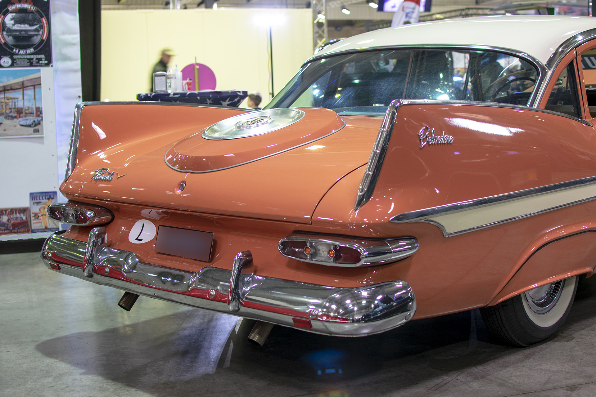 Plymouth Belvedere III back - LOF, Autotojumble, Luxembourg, 2020