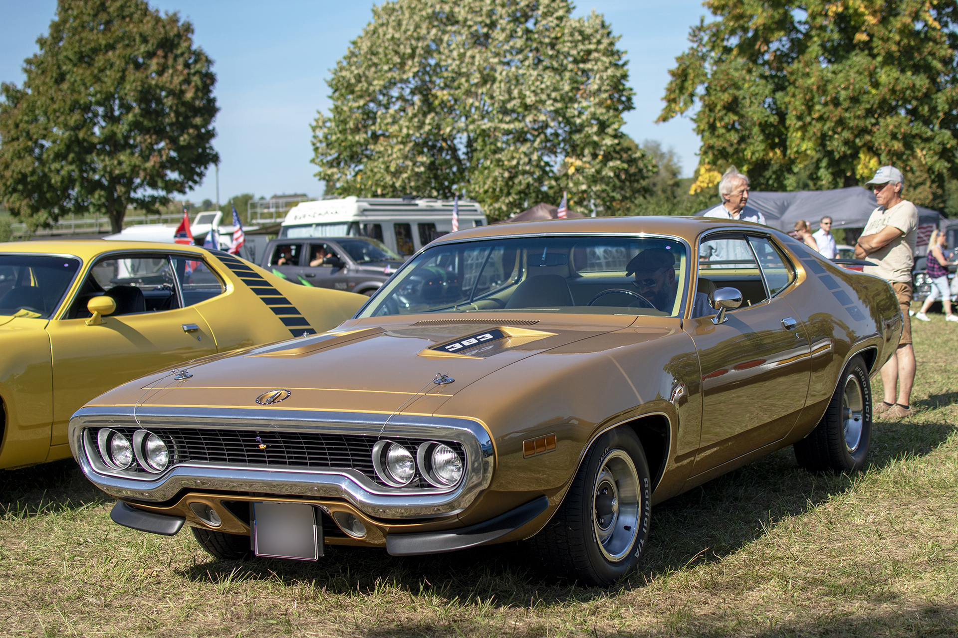 Plymouth GTX III 383 - American Roadrunners, Us Car Festival, 2025, Stadtbredimus