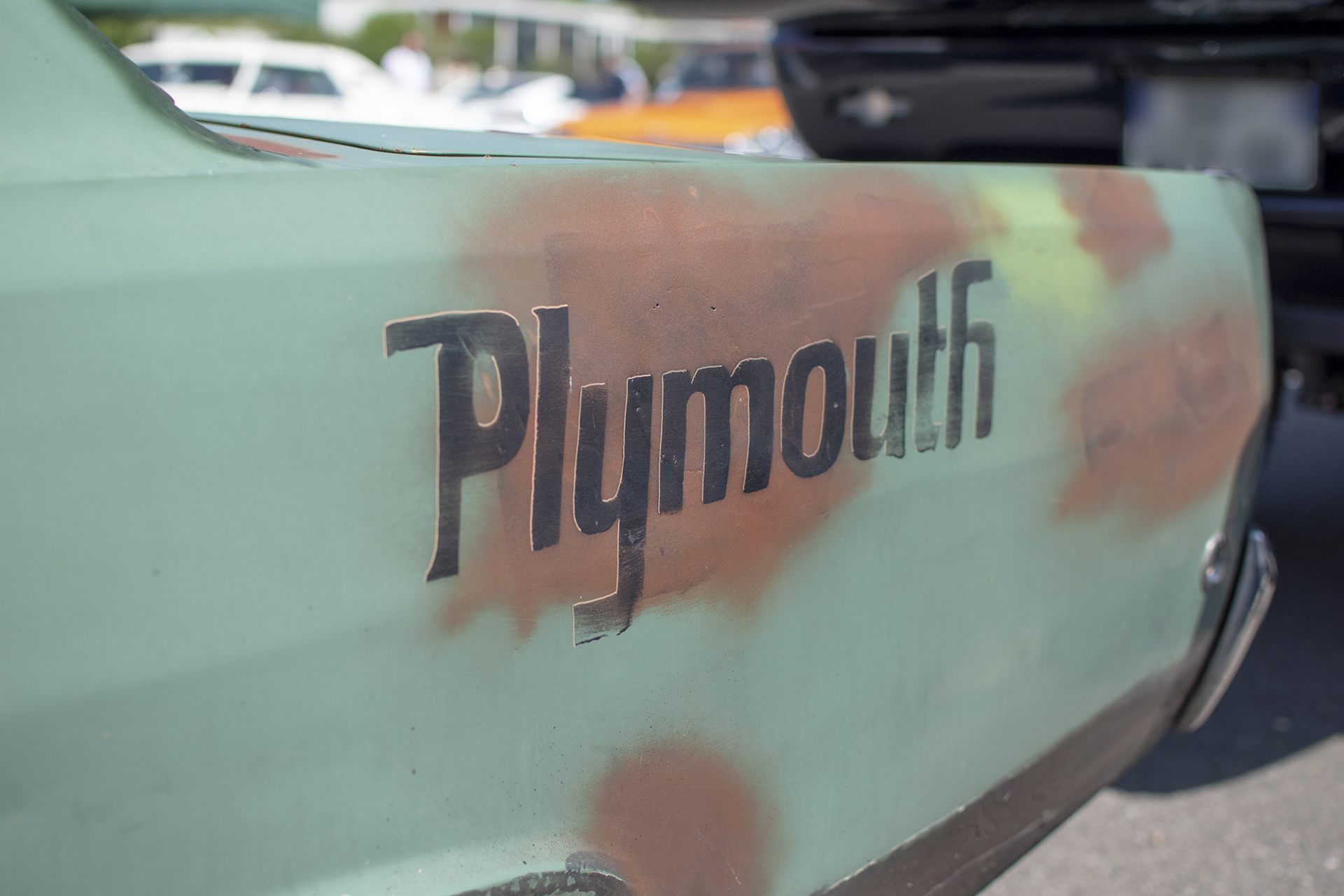 Plymouth Valiant III marque - Autos Mythiques 57, Thionville, 2023