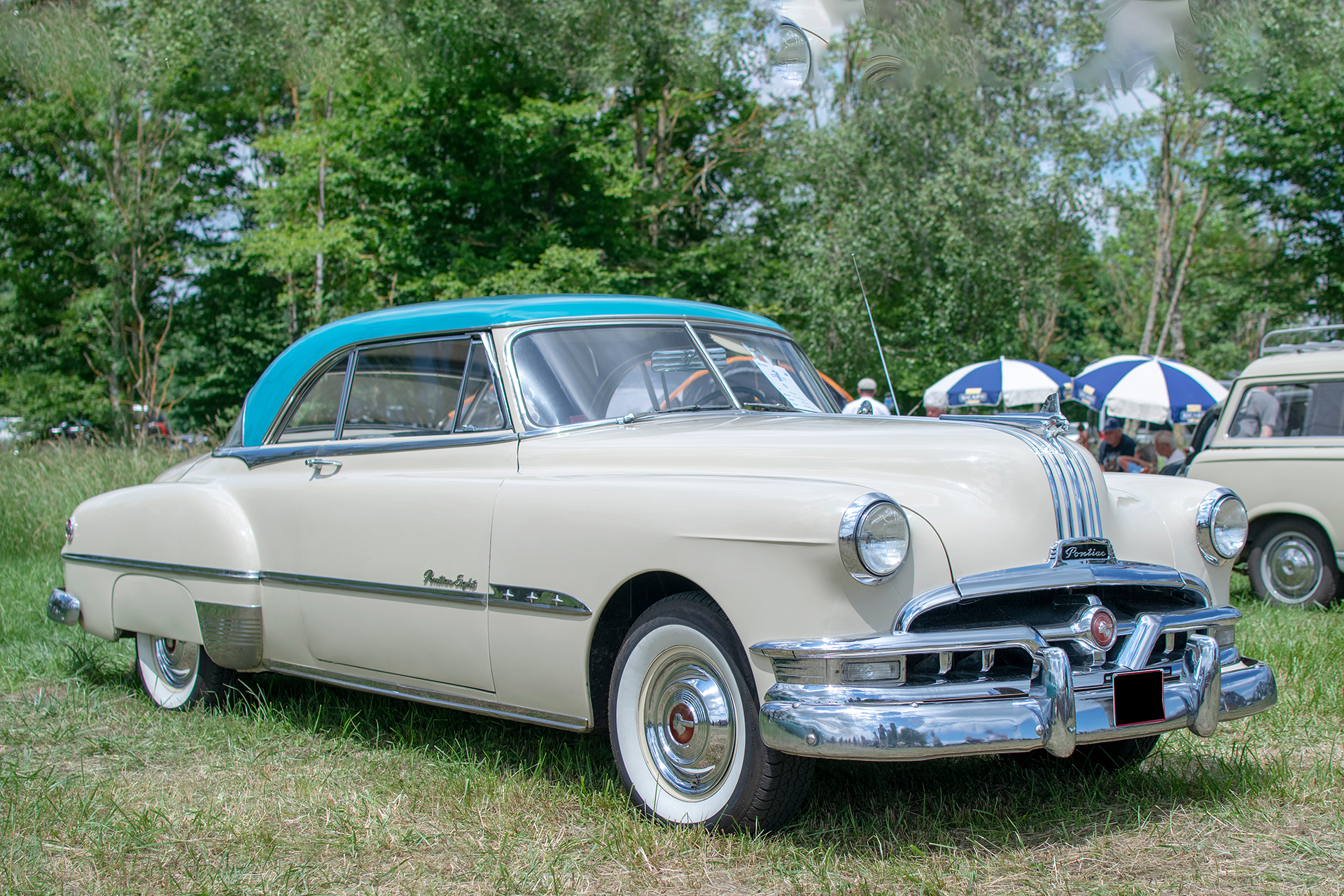 Pontiac Chieftain I - Rétro Meus'Auto ,2022, Heudicourt, Lac de la Madine