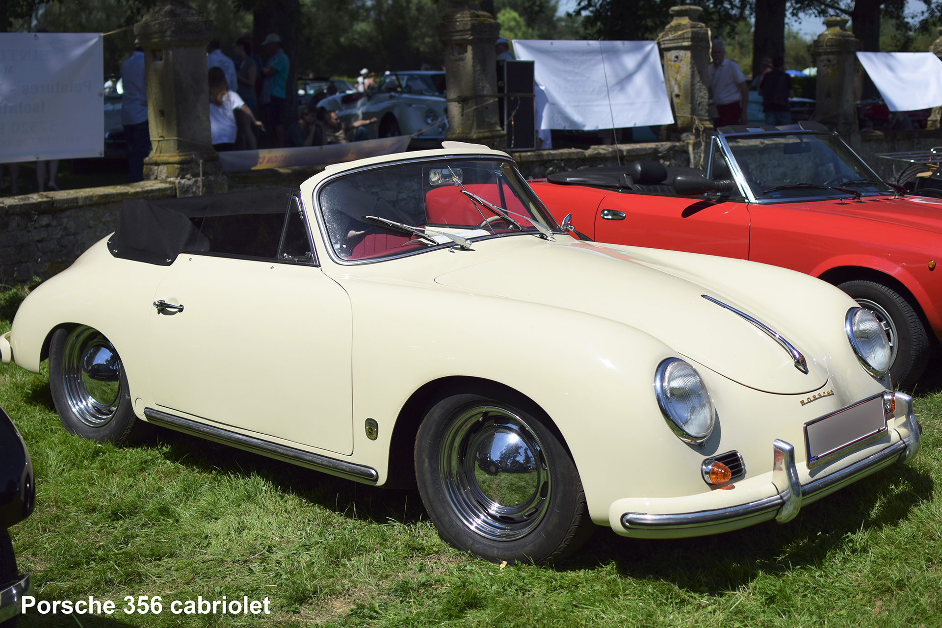 Porsche 356 A Cabriolet 1958 - Automania 2016, Château de Freistroff