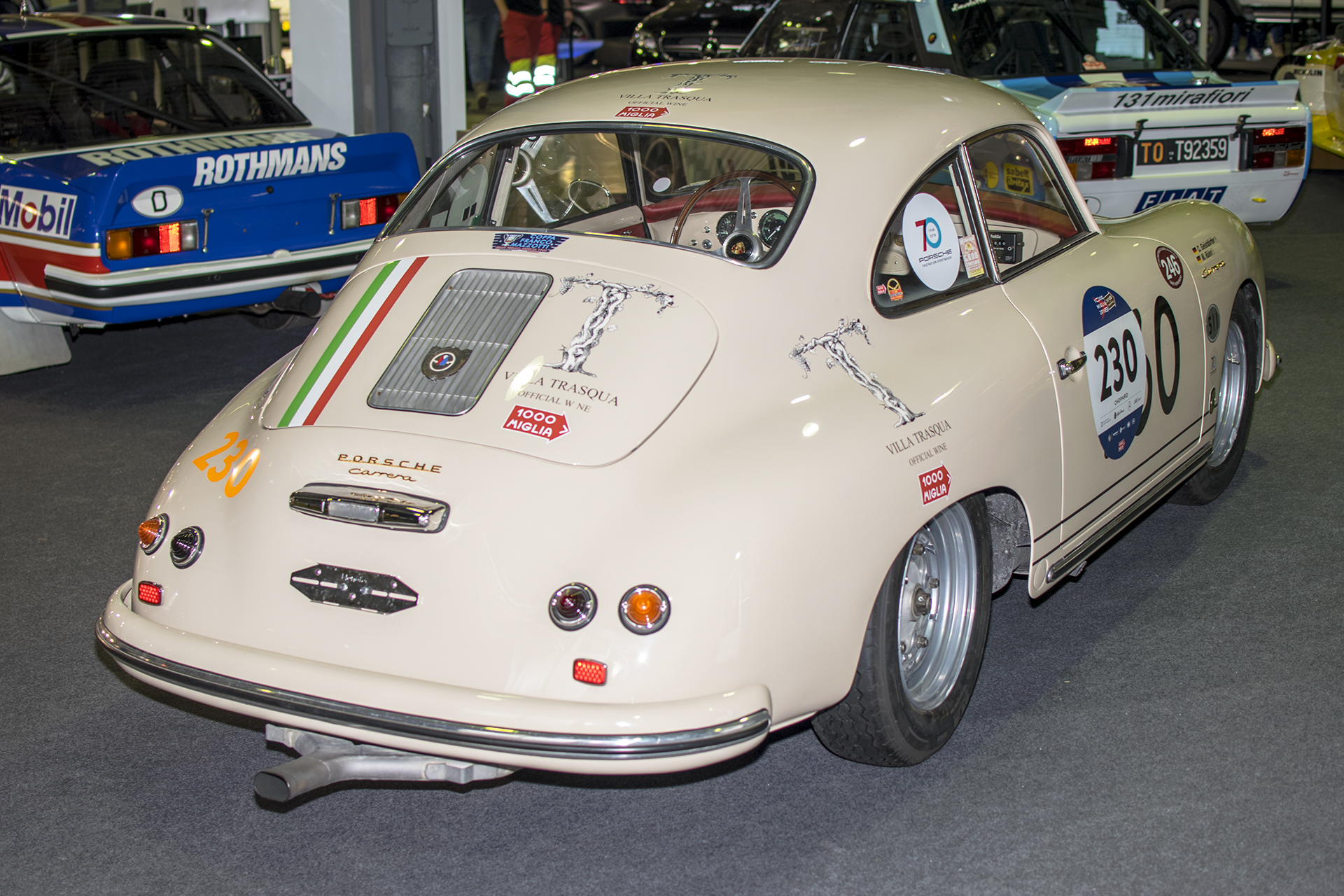 Porsche 356 A coupé Carrera 1599 GS  (Geistdorfer-Rohrl) arrière - International Motor Show  ,Luxembourg ,2018