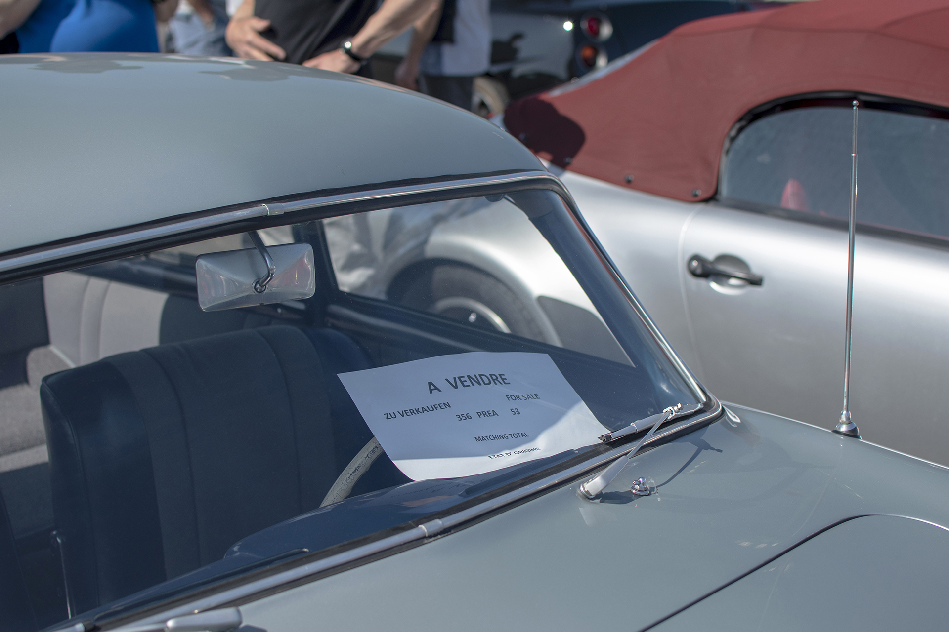 Porsche 356 pre-A 1953 details - Autos Mythiques 57, Thionville, 2023