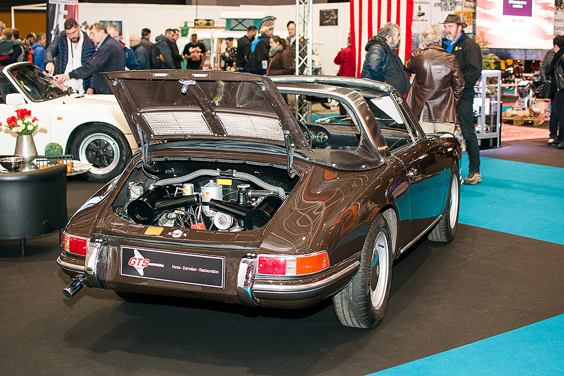 Porsche 912 Targa 1967 arrière - Salon ,Auto-Moto Classic ,Metz ,2018