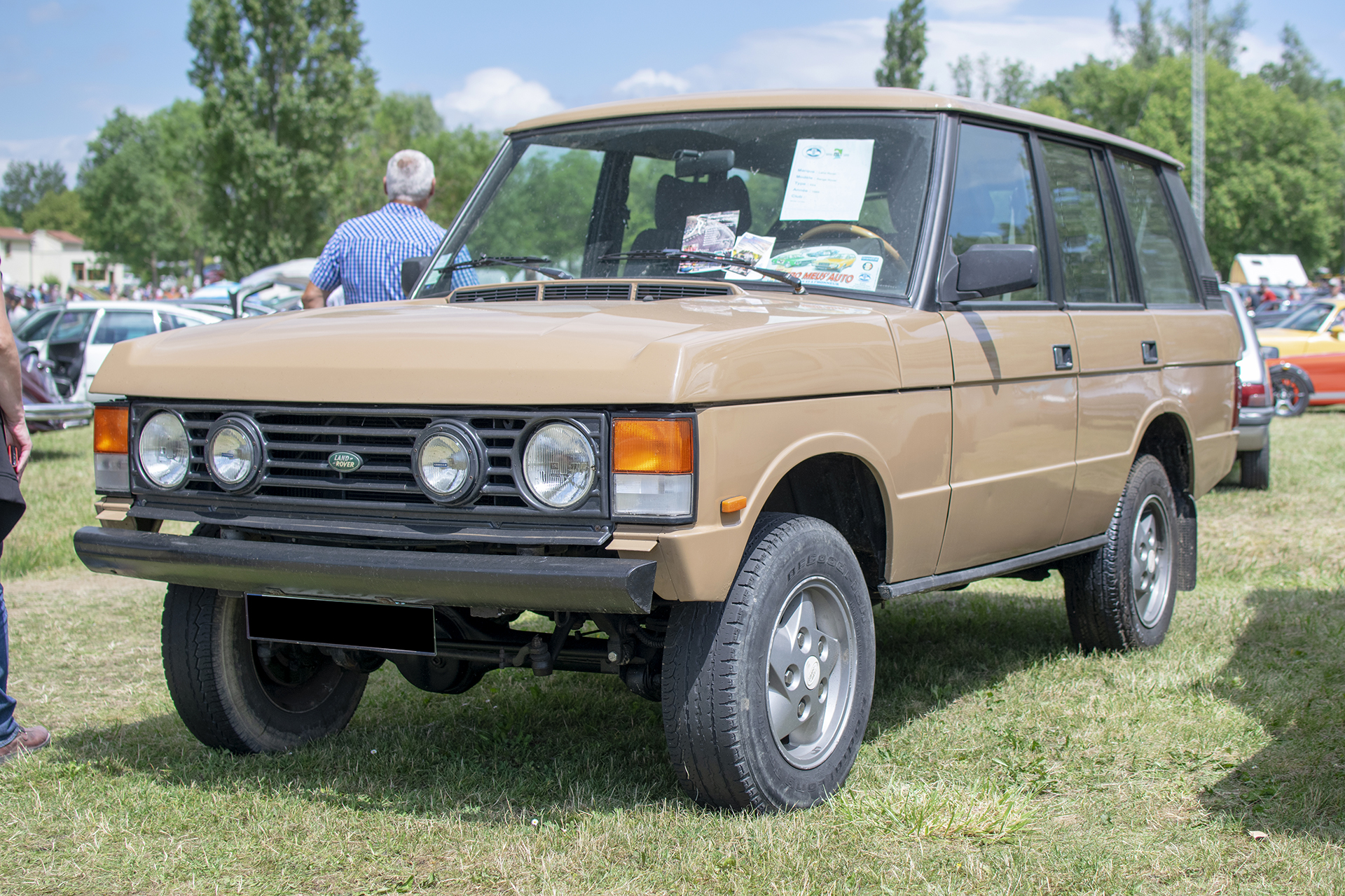 Range Rover Classic I LH 1989 - Retro Meus'Auto 2022, Heudicourt, Lac de la Madine