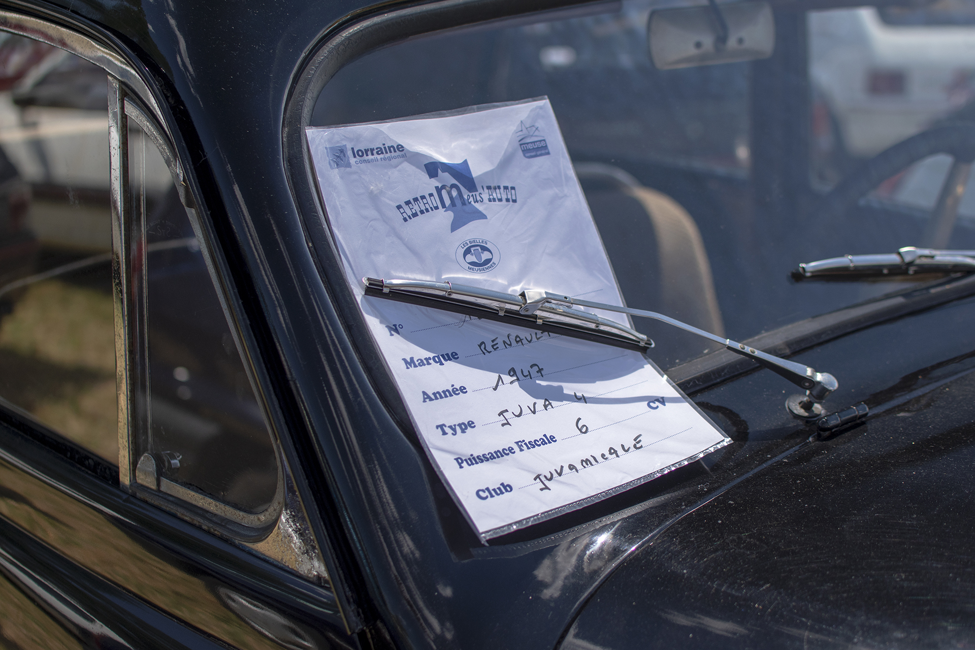Renault Juvaquatre 1946 - Rétro Meus'Auto ,2023, Heudicourt, Lac de la Madine