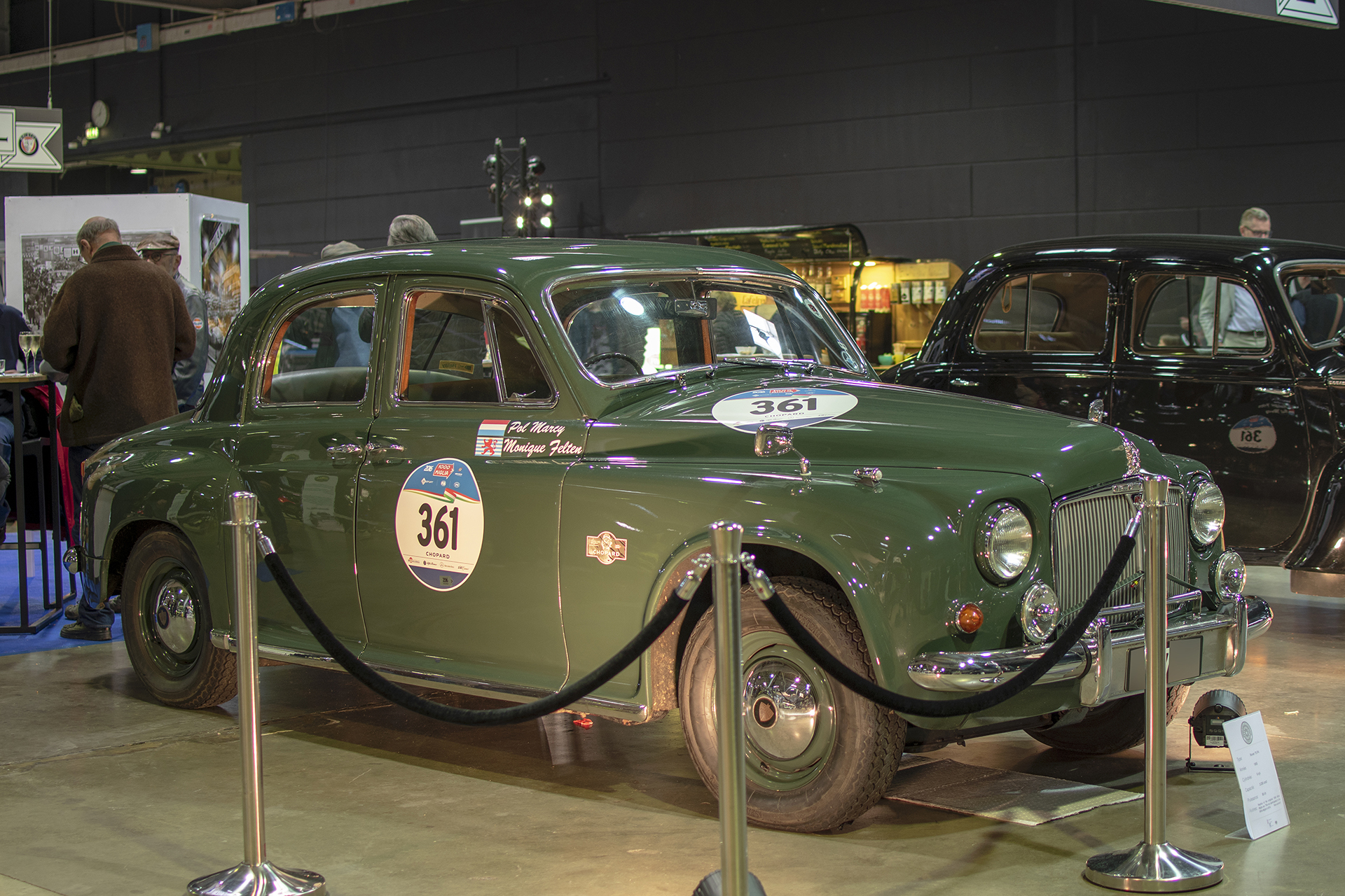 Rover P4 III 1955 Mille Miglia 1956 (réplique) - Auto Jumble 2024, Luxembourg, all thing classic