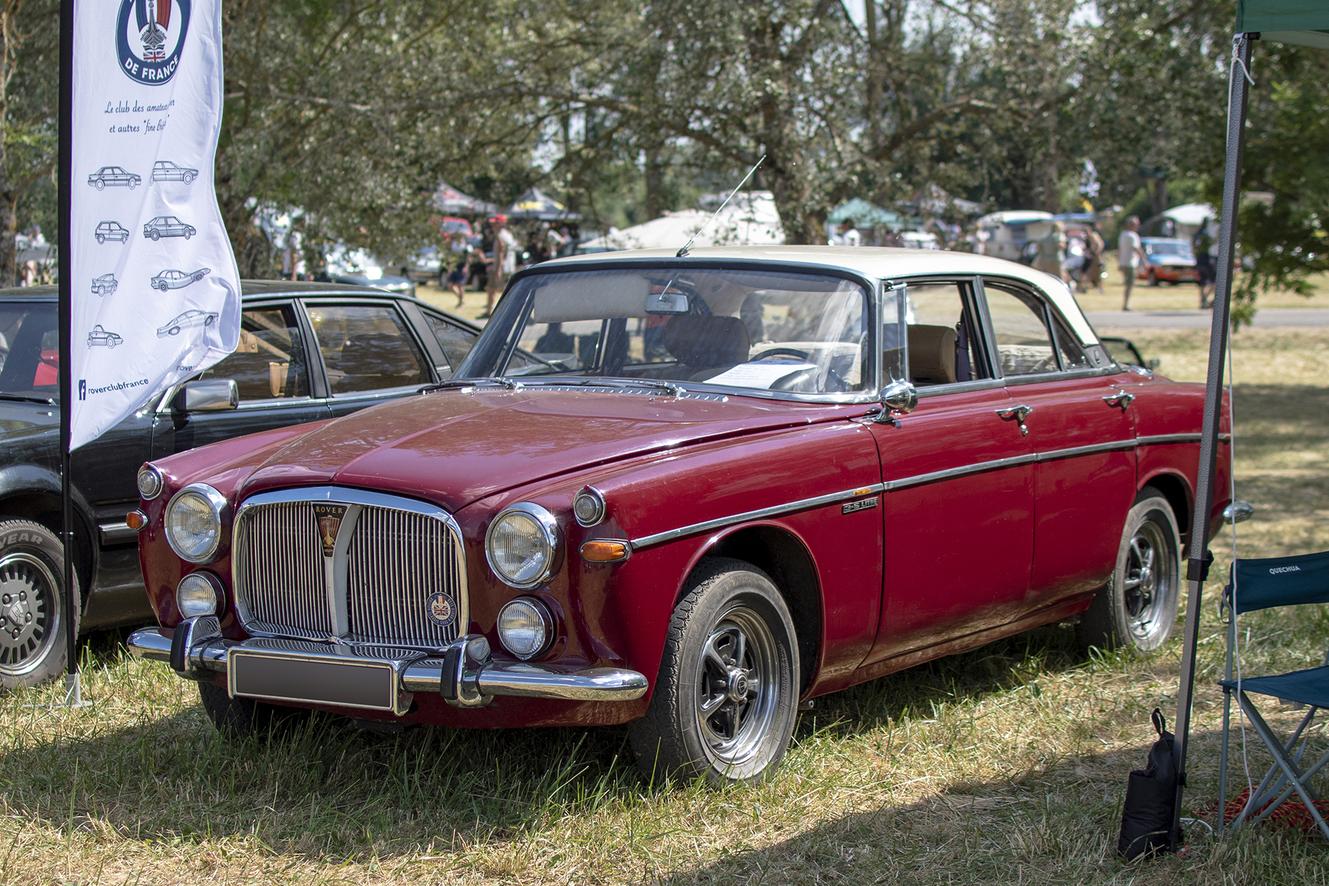 Rover P5B 3.5 coupé 1970 - Rétro Meus'Auto ,2023, Heudicourt, Lac de la Madine