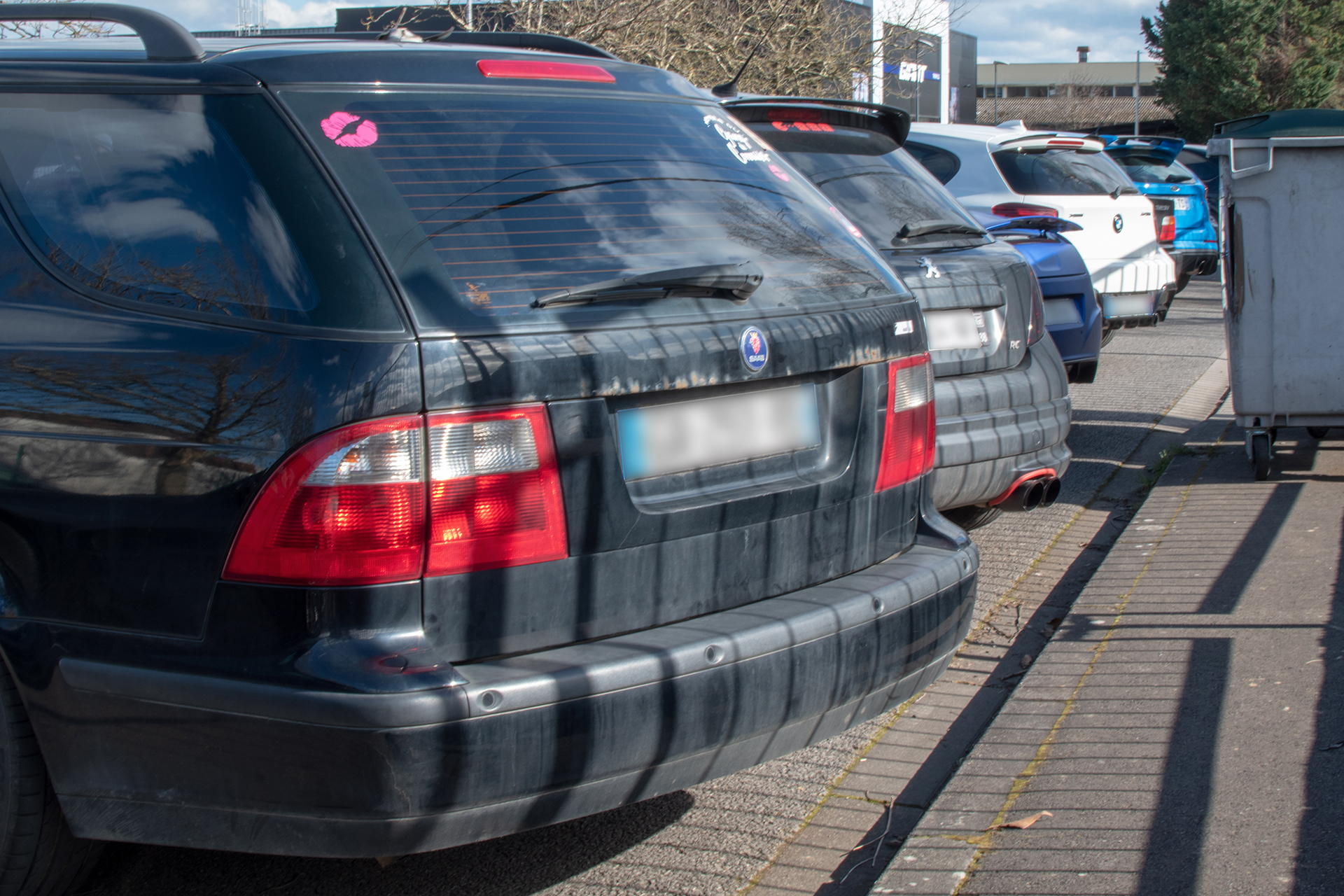 Saab 9-5 I YS3E arrière - JRS Car Passion , Paye ta crêpe , Terville , février ,2023