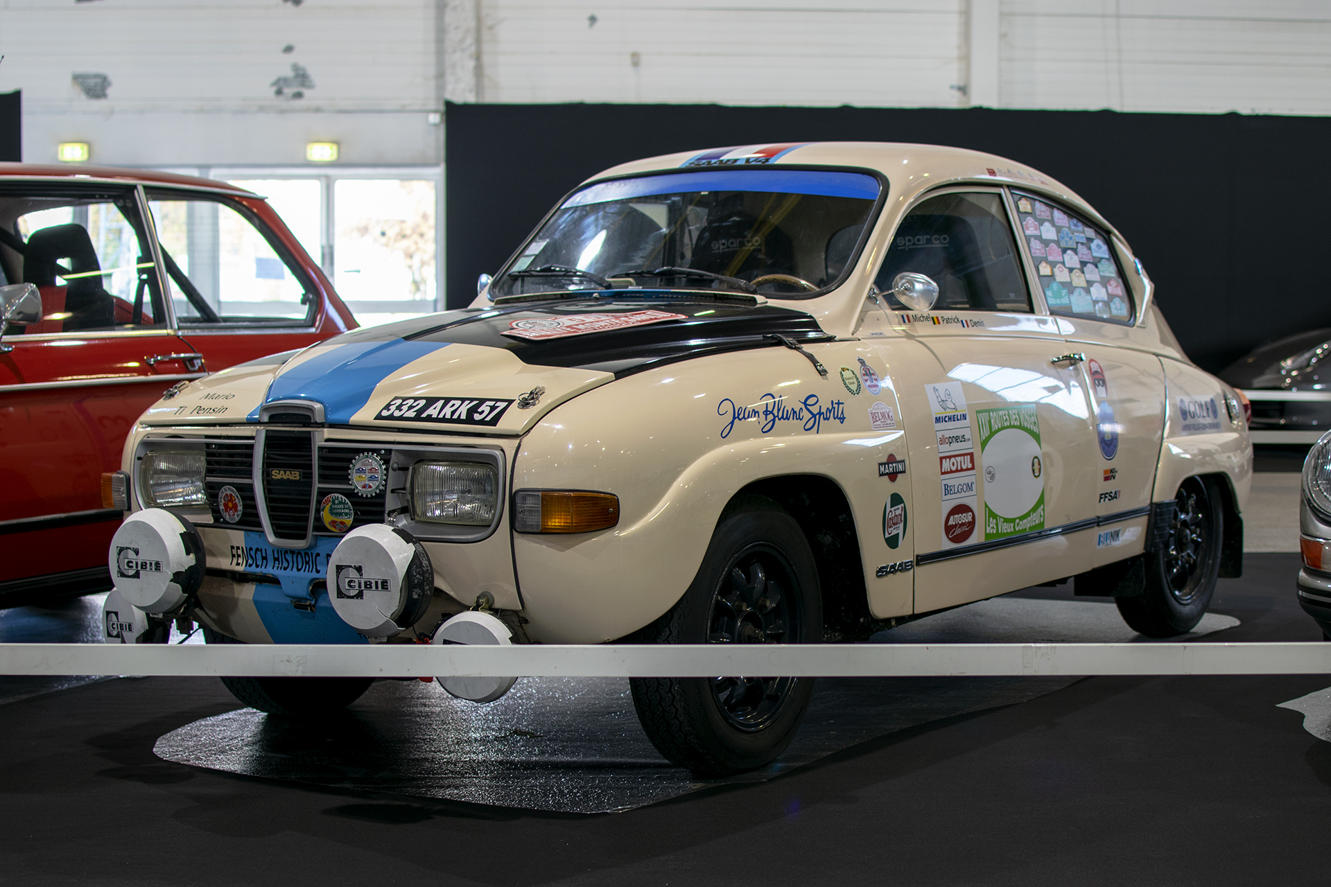 Saab 96 rallye - Salon ,Auto-Moto Classic, Metz, 2019