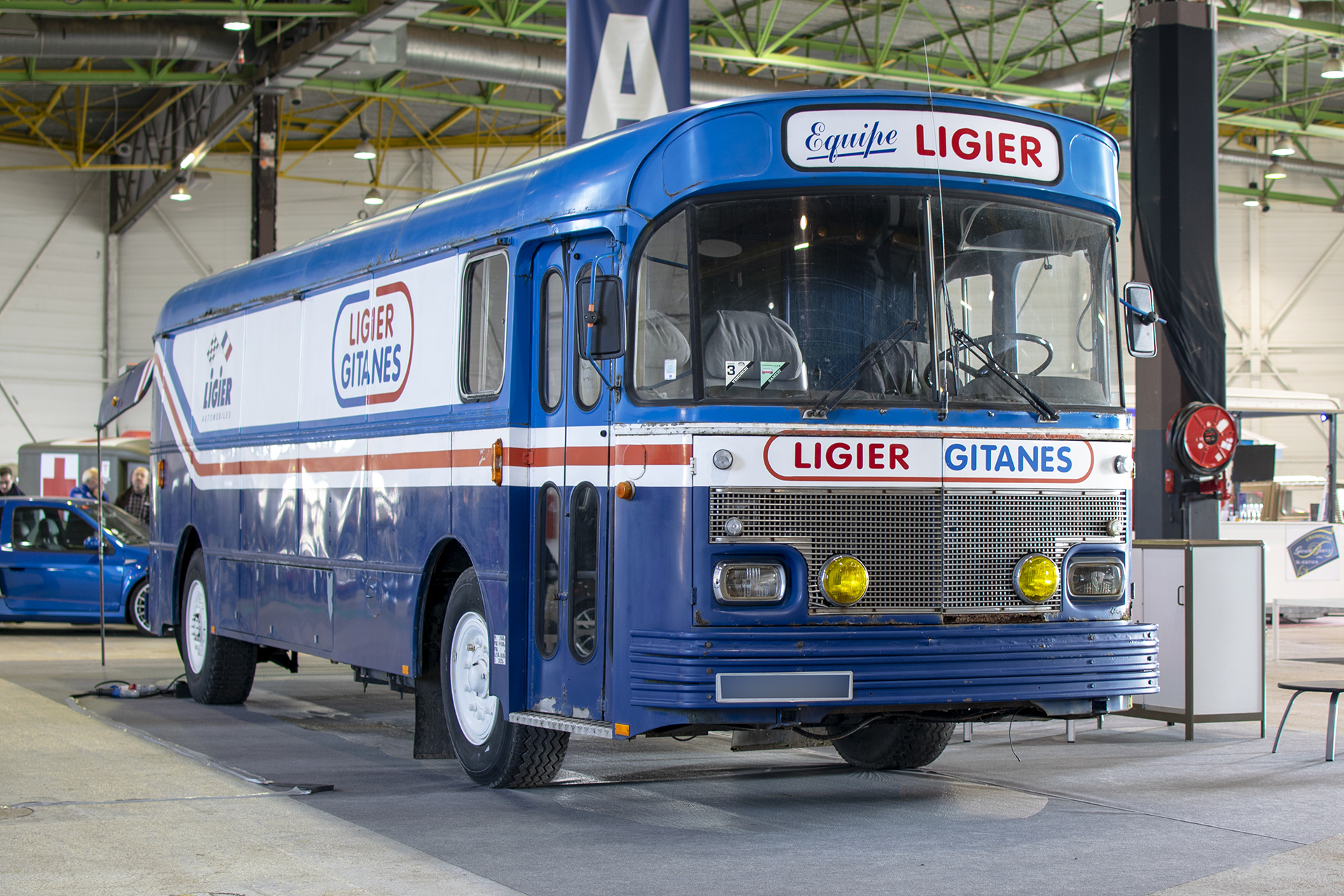 Saviem S 45 Bus Ligier "Brutus" - Salon ,Auto-Moto Classic, Metz, 2019