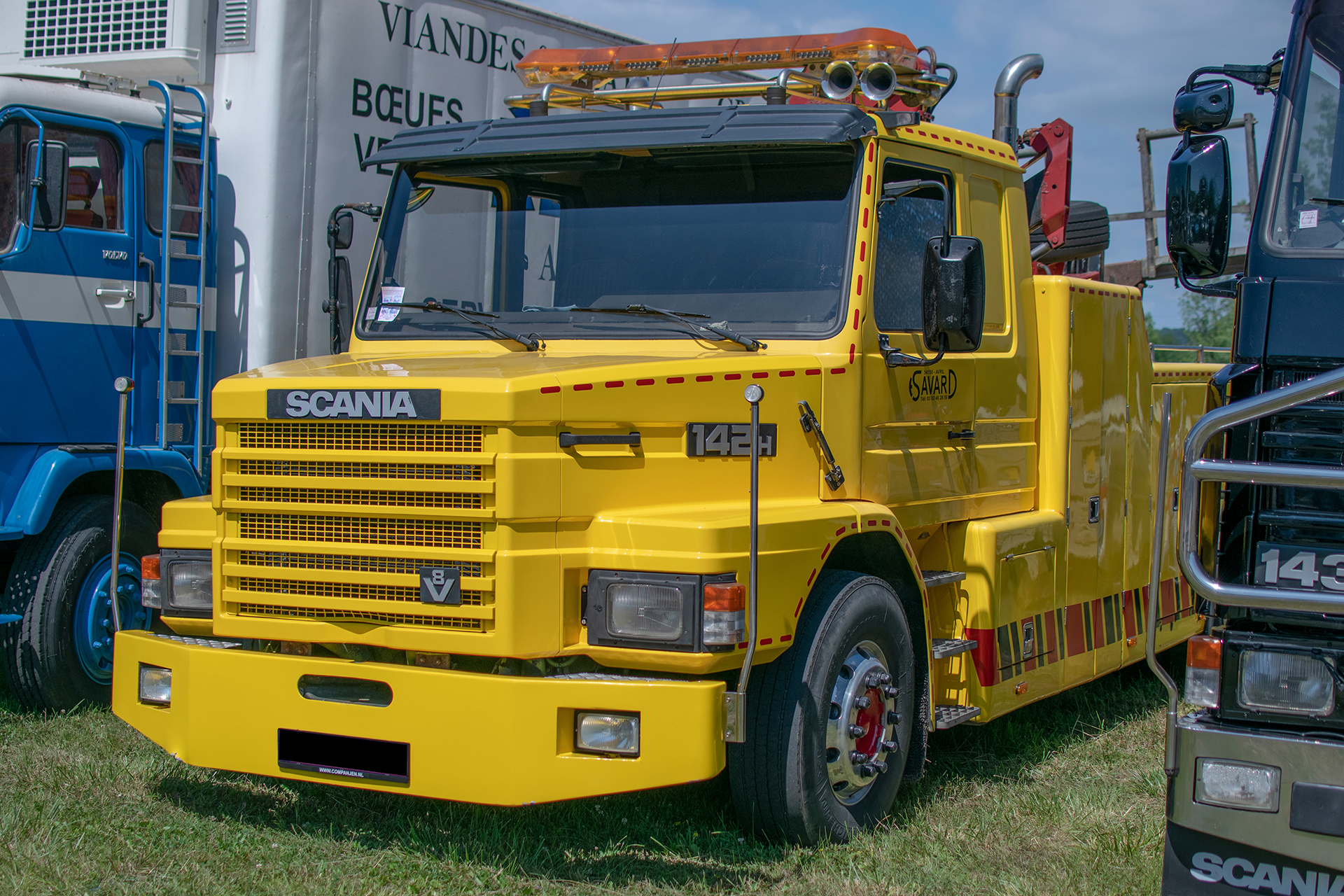 Scania T 142H dépanneuse - Retro Meus'Auto 2022, Heudicourt, Lac de la Madine