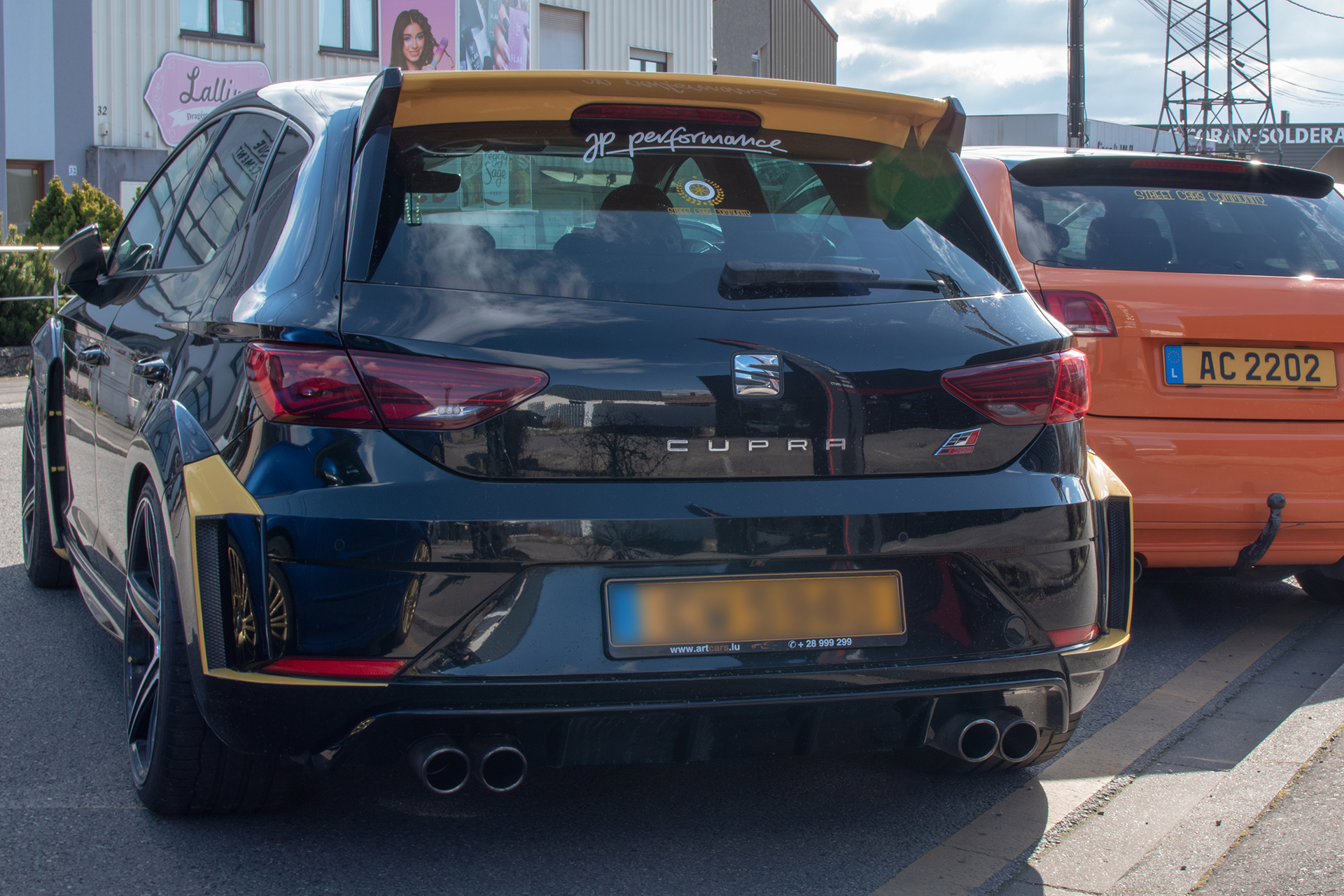 Seat León III 5F Cupra ST 290 arrière  - JRS Car Passion , Paye ta crêpe , Terville , février ,2023