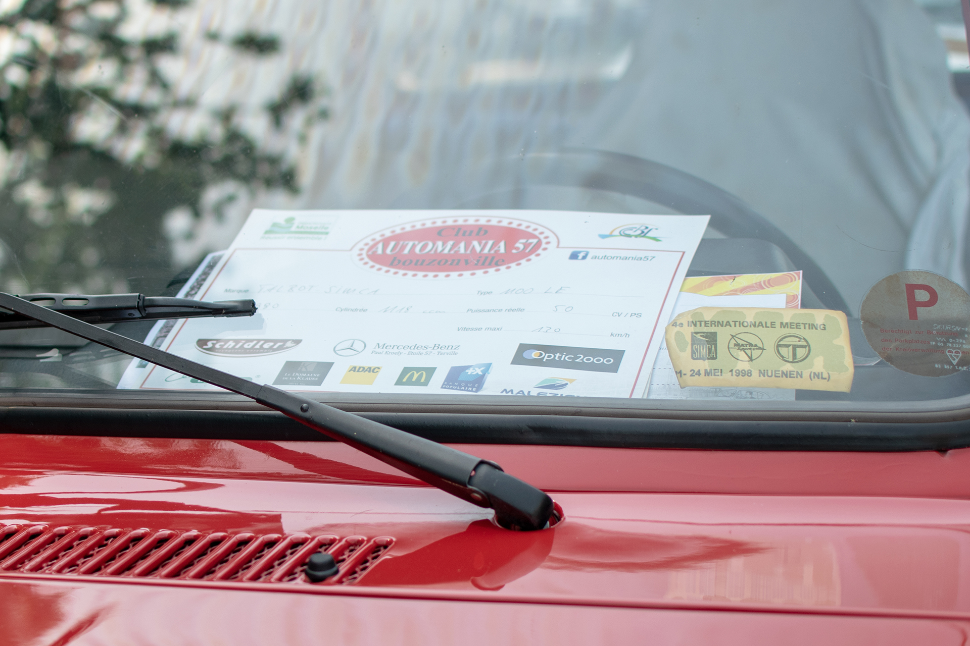  Simca Talbot 1100 1980  - Automania 2022 , Lac de Creutzwald