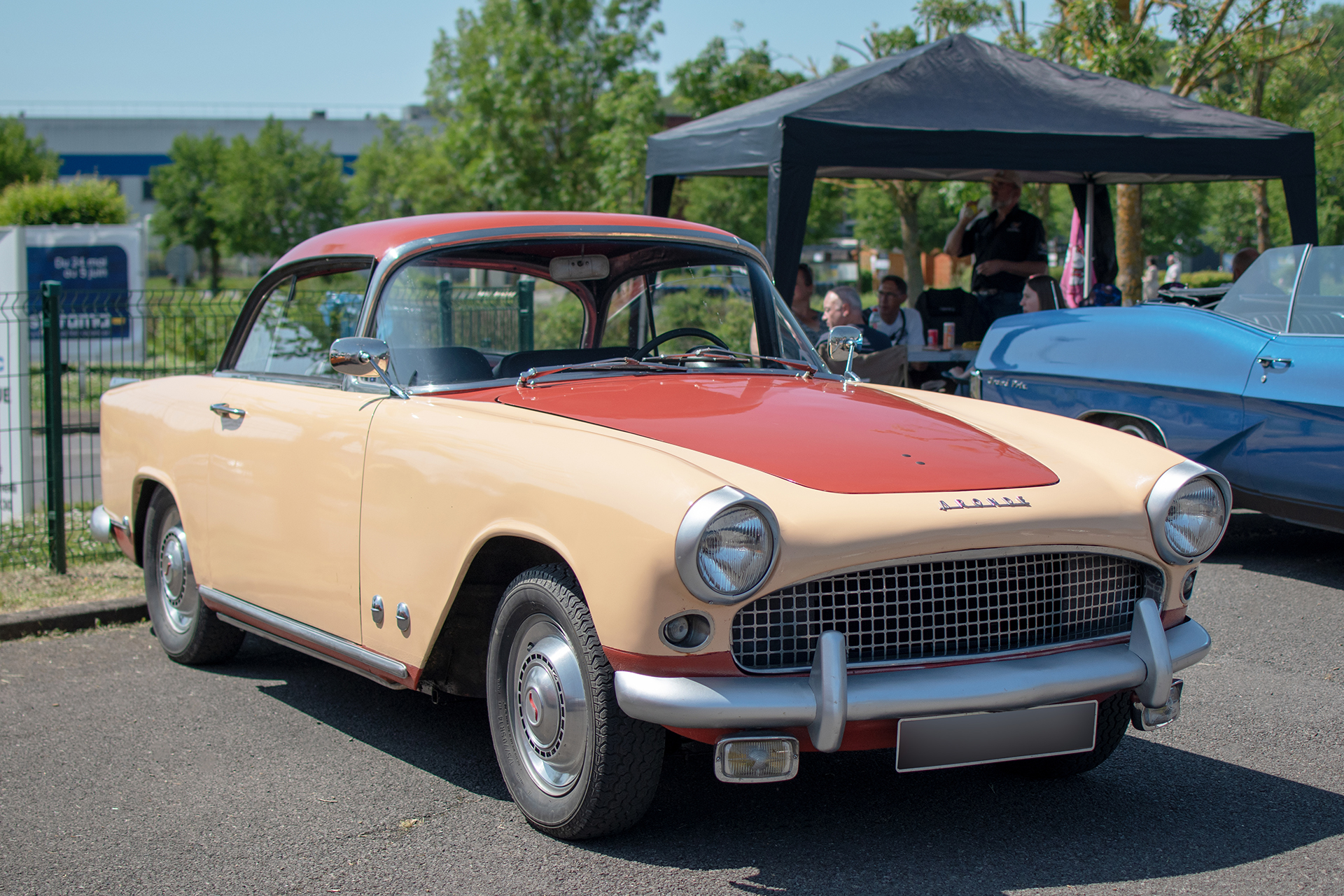 Simca Aronde P60 coupé Plein Ciel