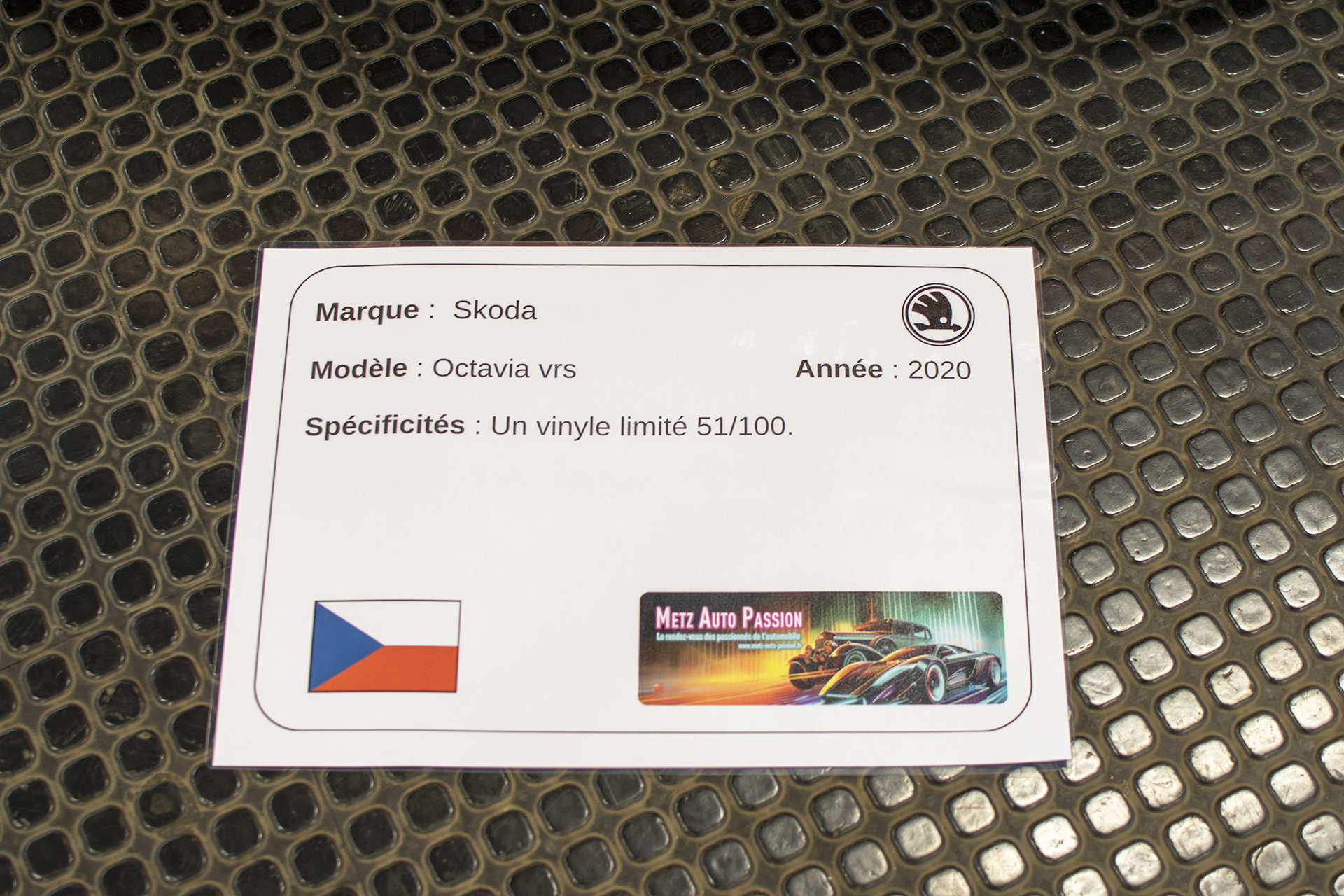 Škoda Octavia IV NX Combi VRS  vinyle 2020 - Metz ,Auto Passion ,2025