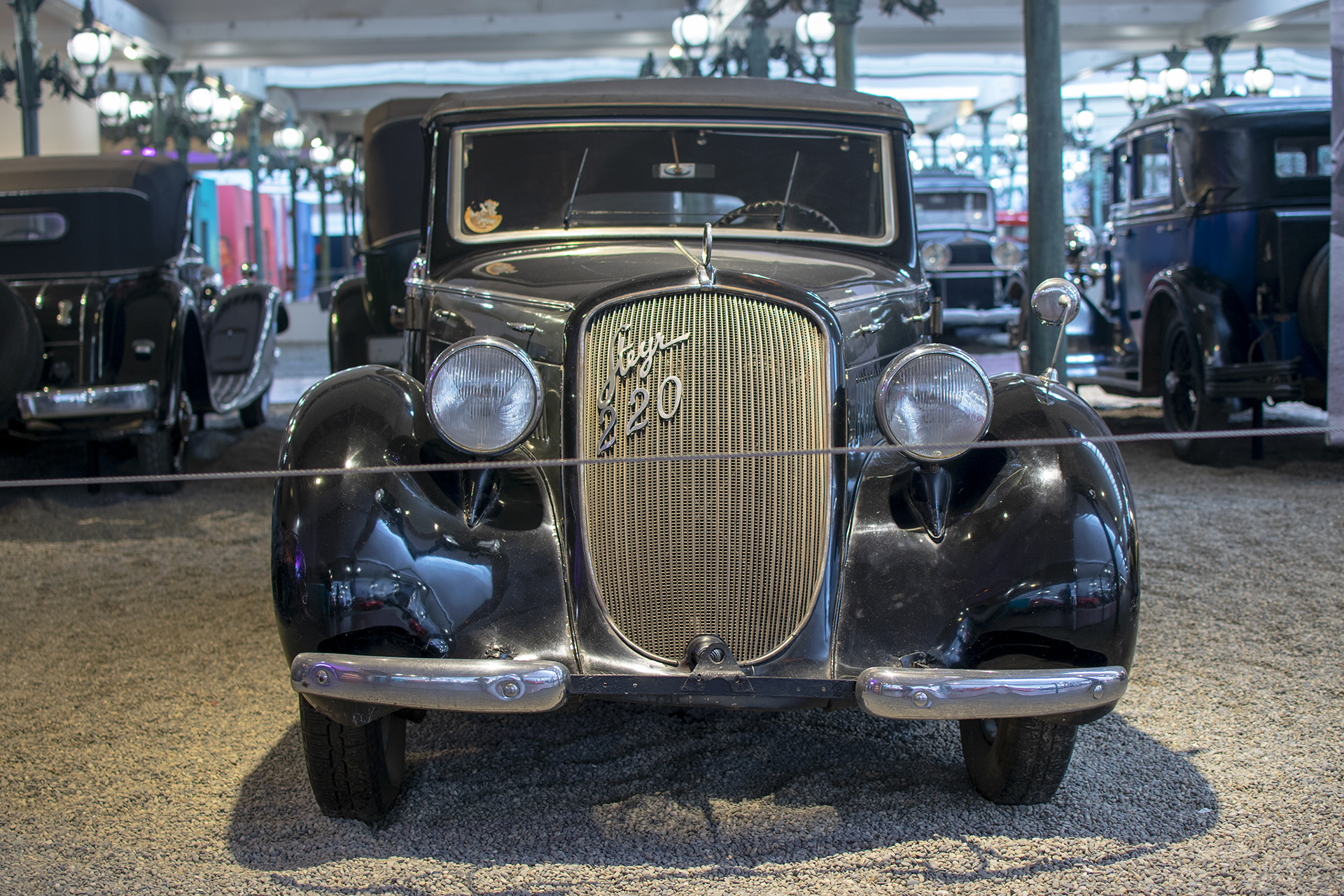 Steyr 220 Convertible 1938 - Cité de l'automobile, Collection Schlumpf, Mulhouse, 2020