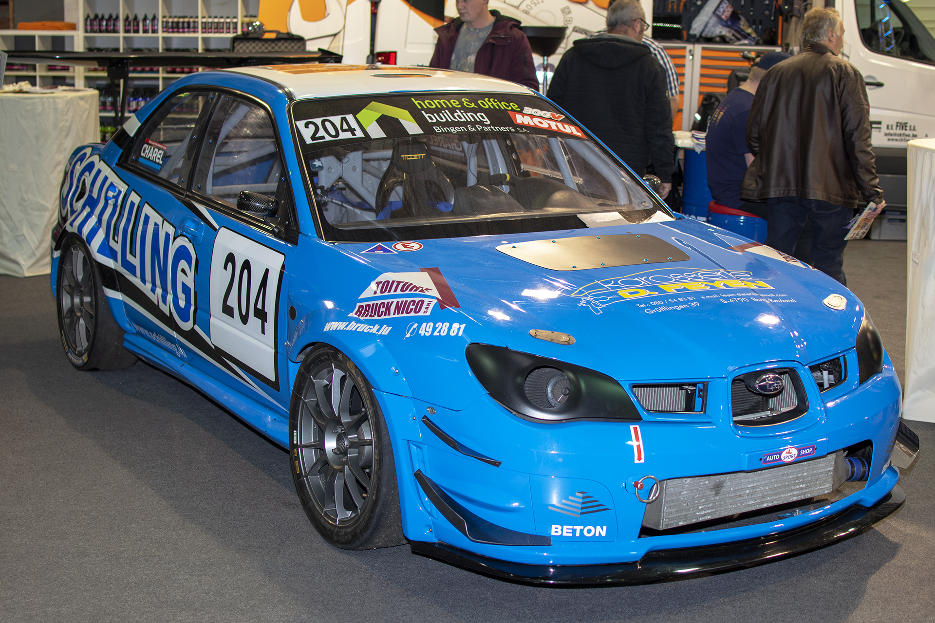Subaru Impreza II GD/GG WRX Sti de compétition (Charel) - International Motor Show  ,Luxembourg ,2018
