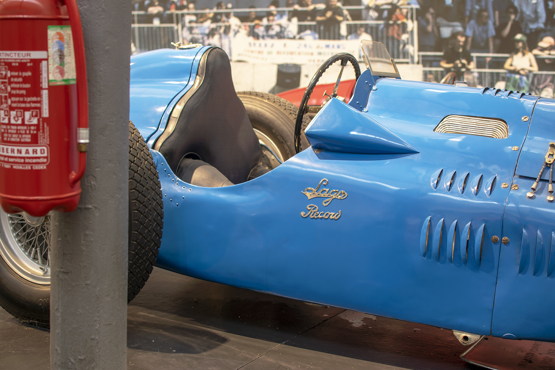 Talbot 26C monoplace Grand Prix 1949 cockpit - Cité de l'automobile, Collection Schlumpf, Mulhouse, 2020