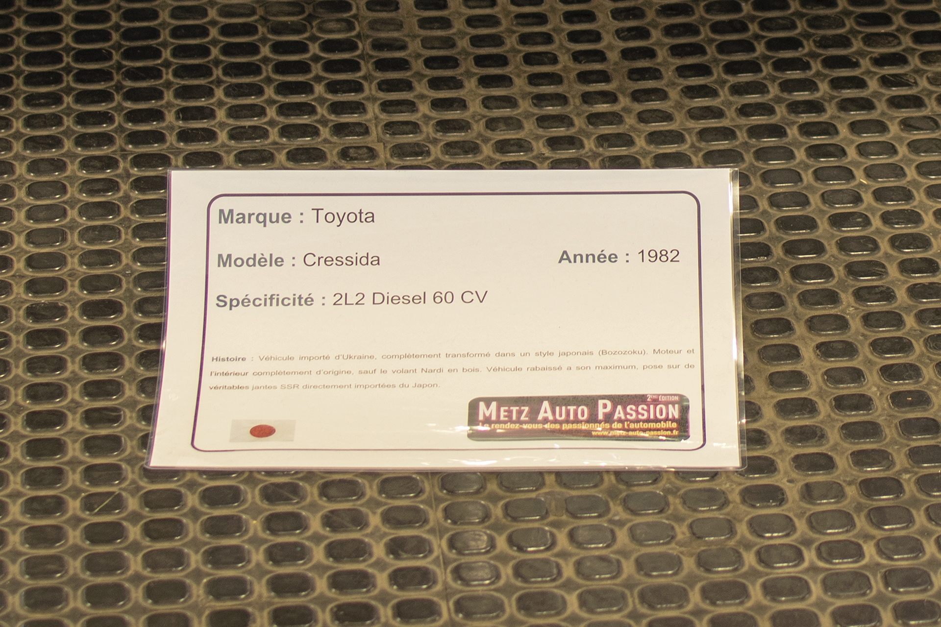Toyota Cressida II MX63 1982 - Metz ,Auto Passion ,2024