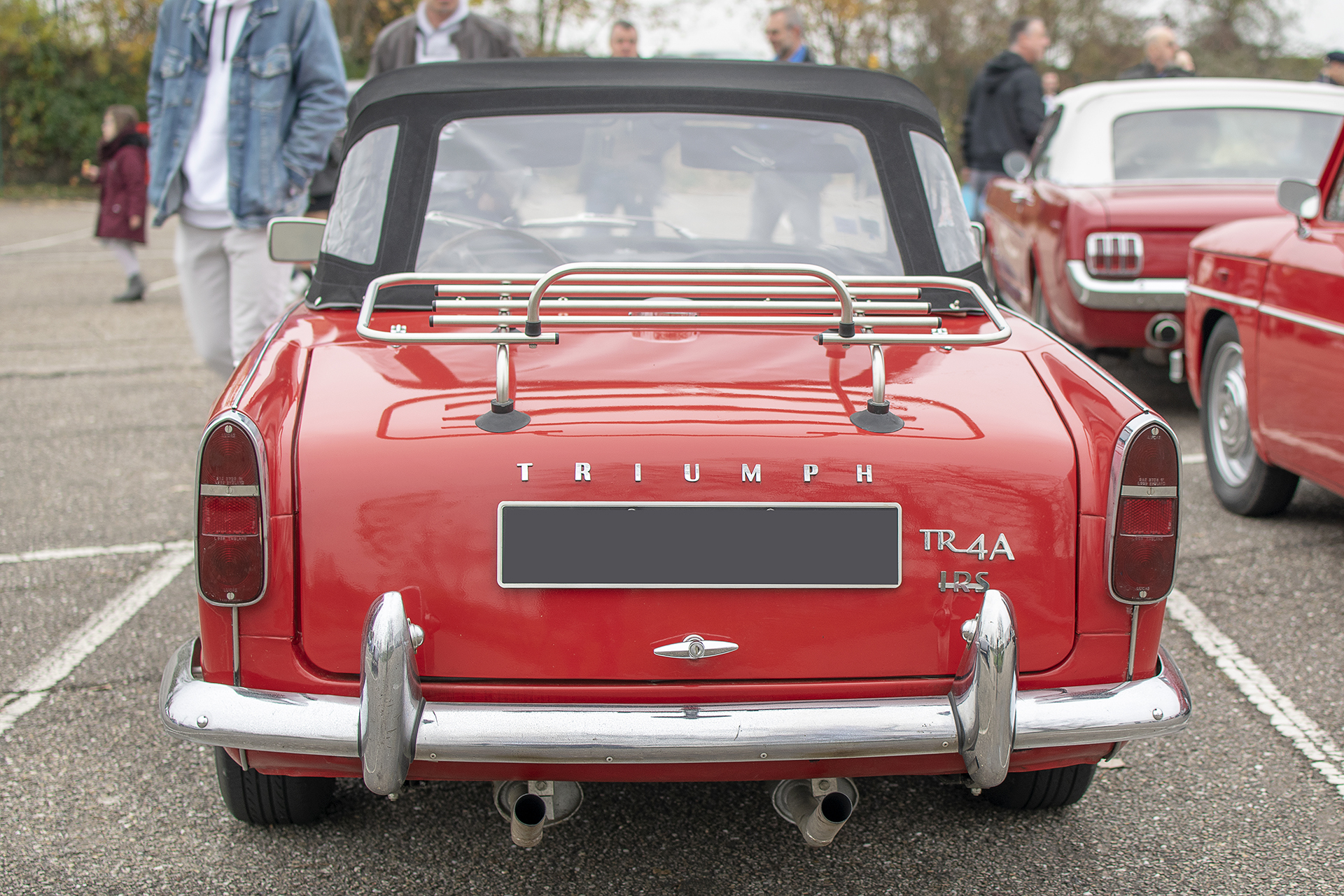 Triumph TR4A arrière - Salon ,Auto-Moto Classic, Metz, 2019