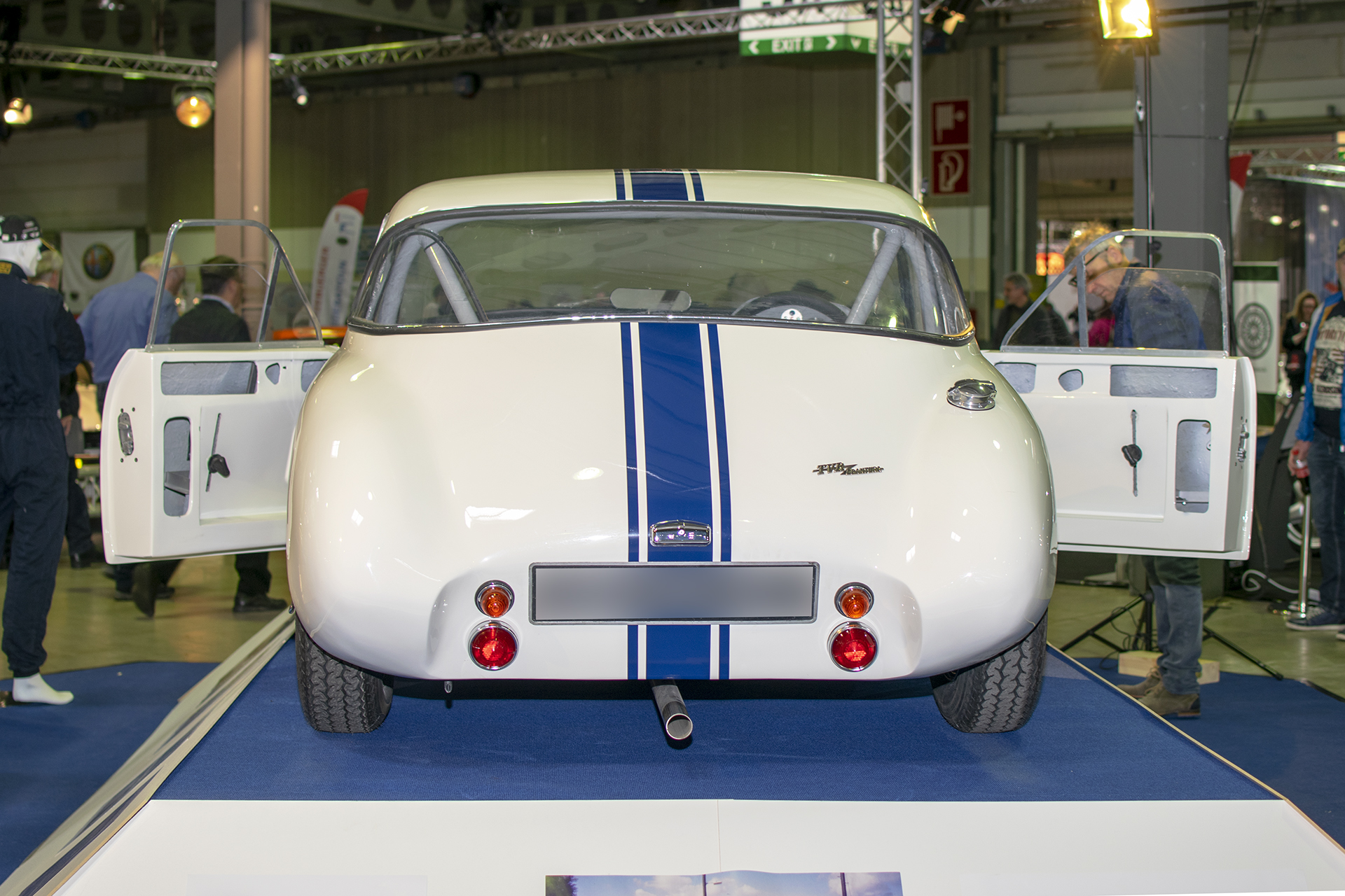 TVR Grantura MkI 1958 back - LOF, Autotojumble, Luxembourg, 2019